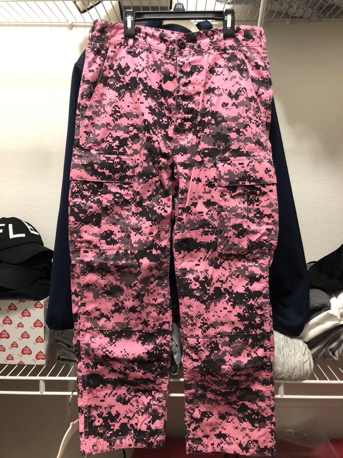 Supreme Cargo Pant Pink Digi Camo Men's - FW17 - US