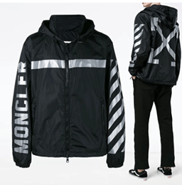 Moncler Off White Moncler x Offwhite WIndbreaker Jacket L Grailed