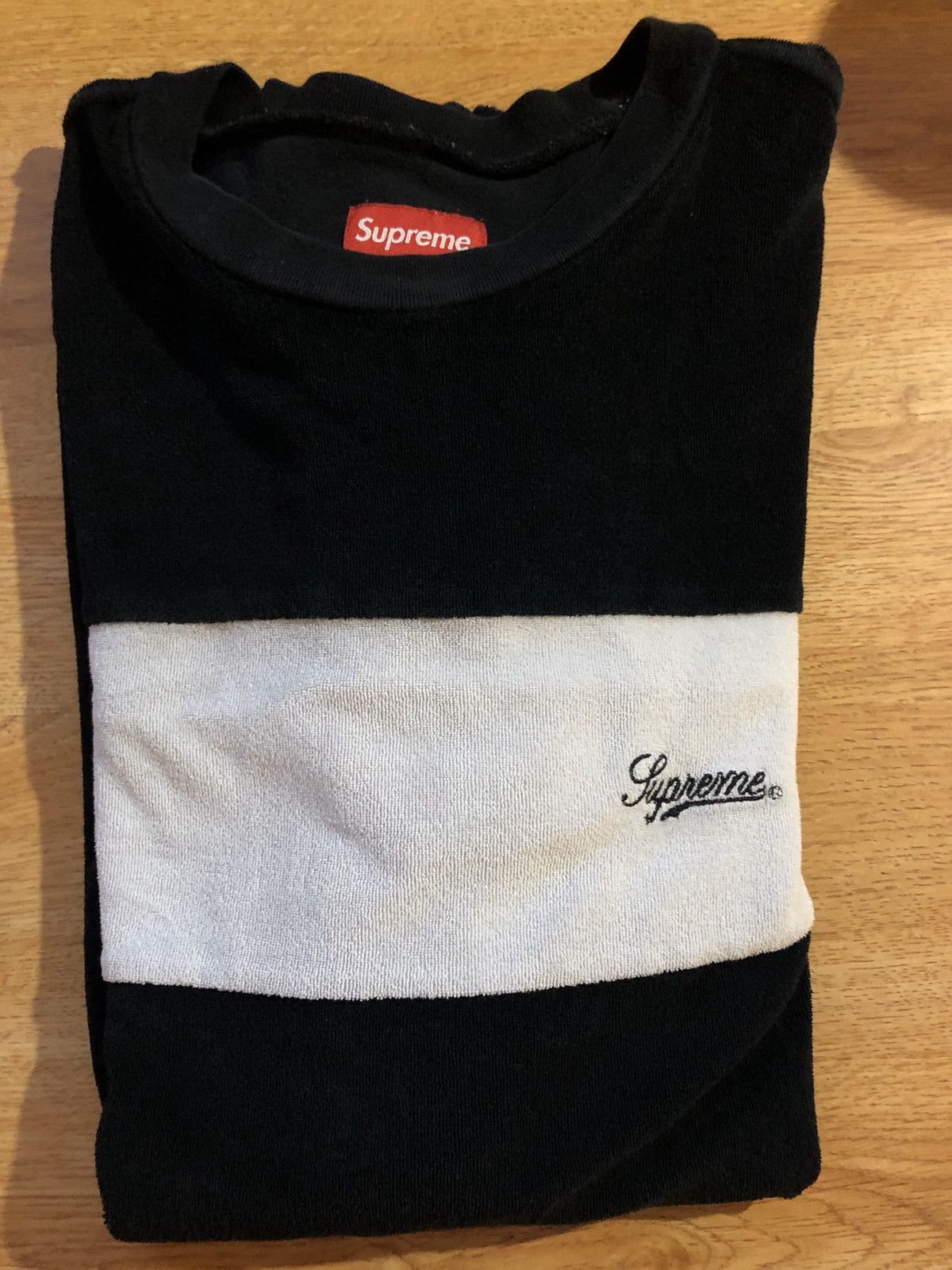 Supreme Chest Stripe Terry Top | Grailed