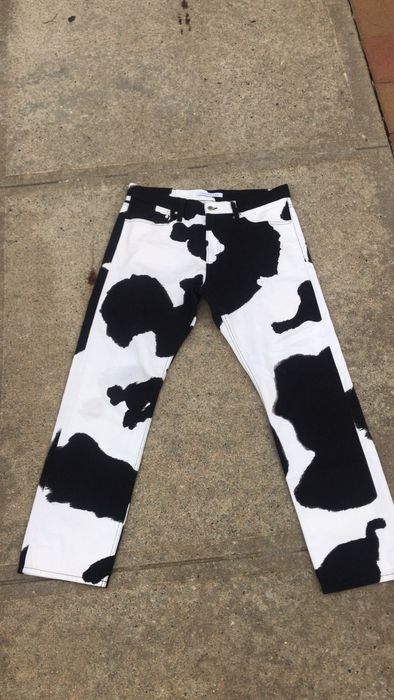 Calvin klein outlet cow print jeans