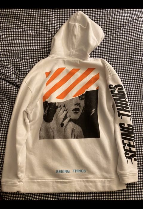 Off white hotsell photocopy hoodie