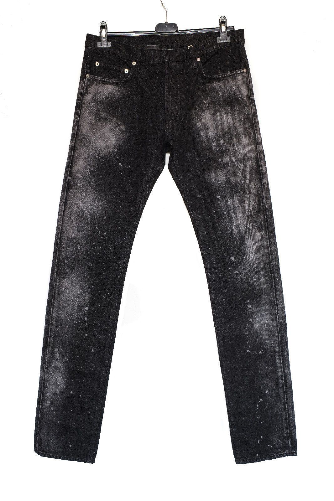 Dior nwt Dior Homme Japan Paint Splatter Black Jeans Size US 32 / EU 48 - 1 Thumbnail