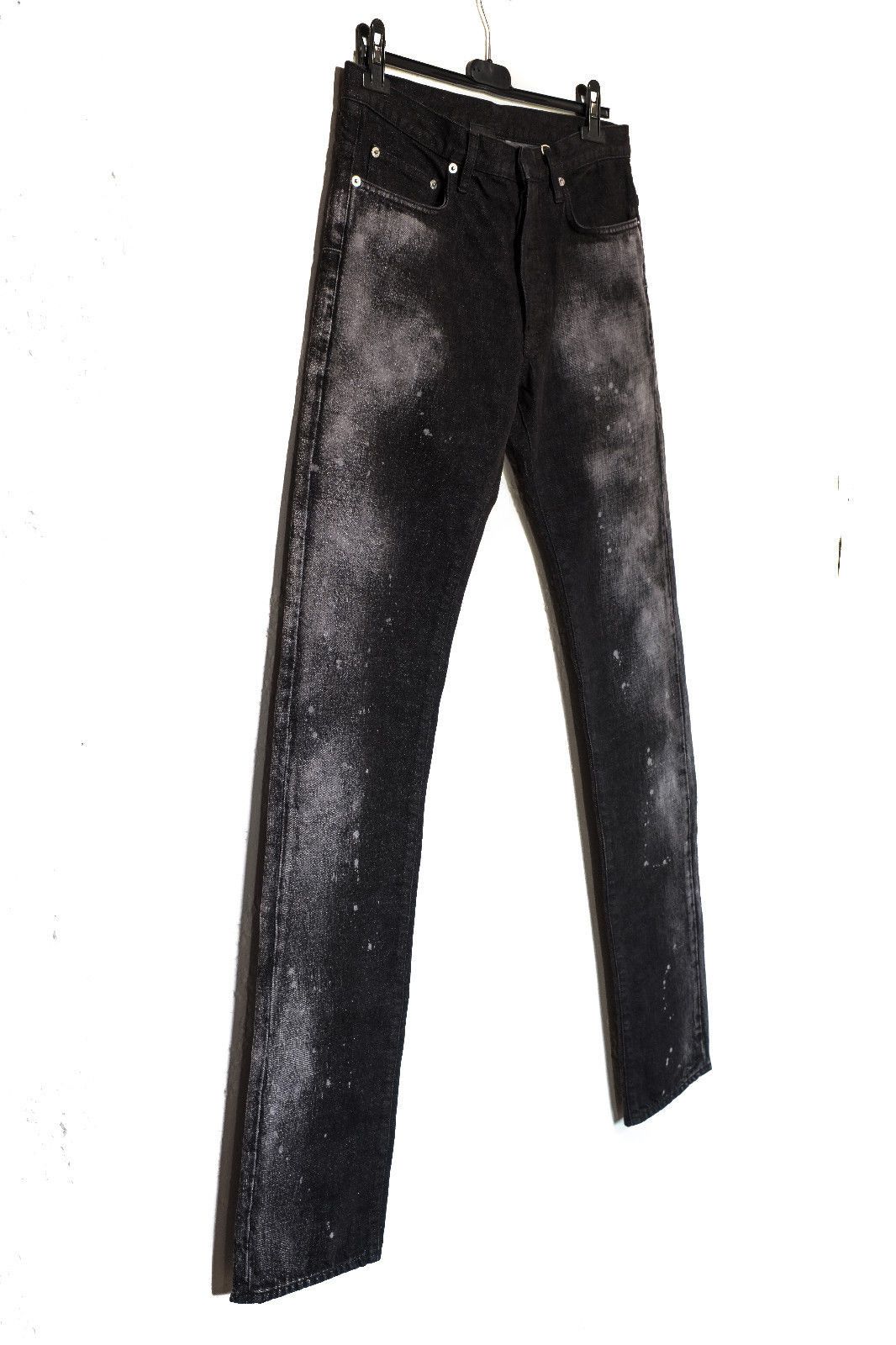 Dior nwt Dior Homme Japan Paint Splatter Black Jeans Size US 32 / EU 48 - 3 Thumbnail