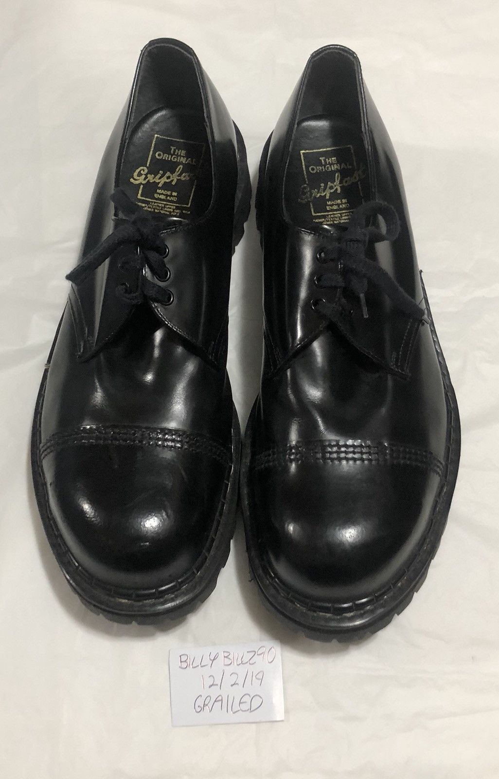 Dr. Martens Rare gripfast made in England low top shoes boots sz 13