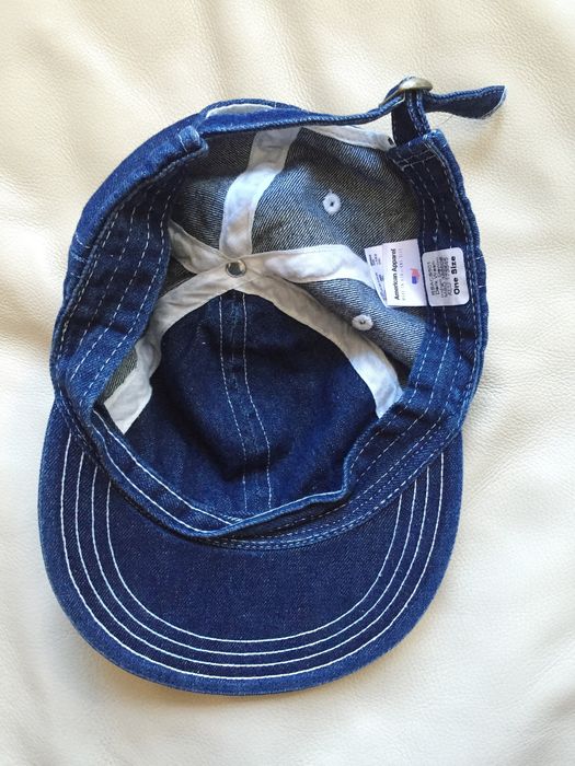 American Apparel Denim Basic Hat Size ONE SIZE - 3 Preview