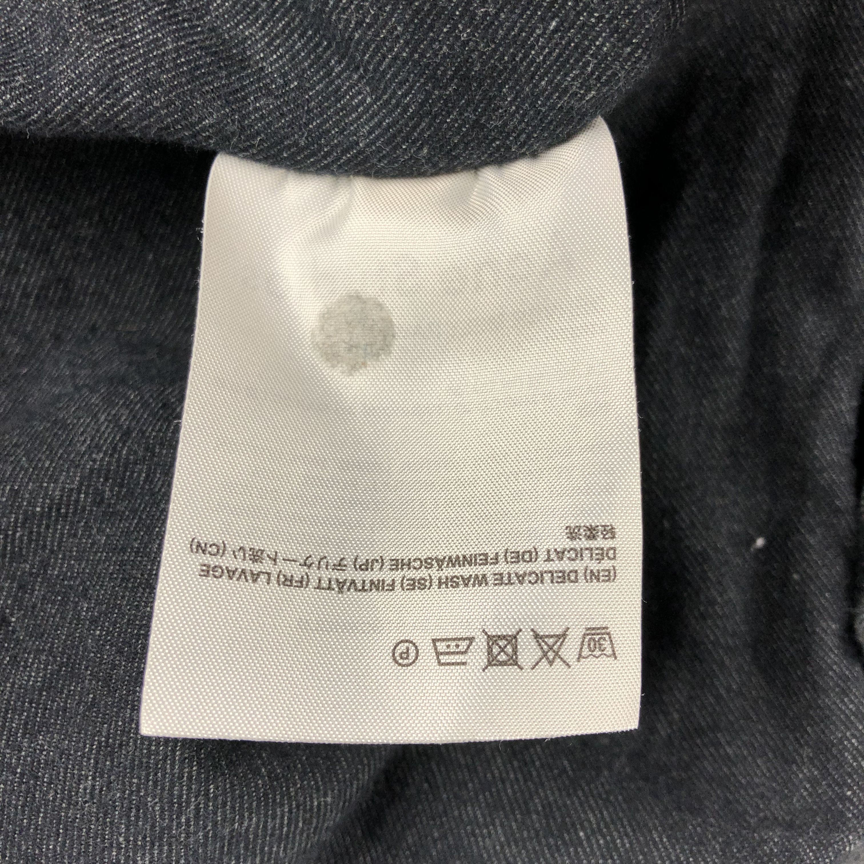 Acne Studios Acne Studios Grey Denver Melt Shirt Size US S / EU 44-46 / 1 - 5 Thumbnail