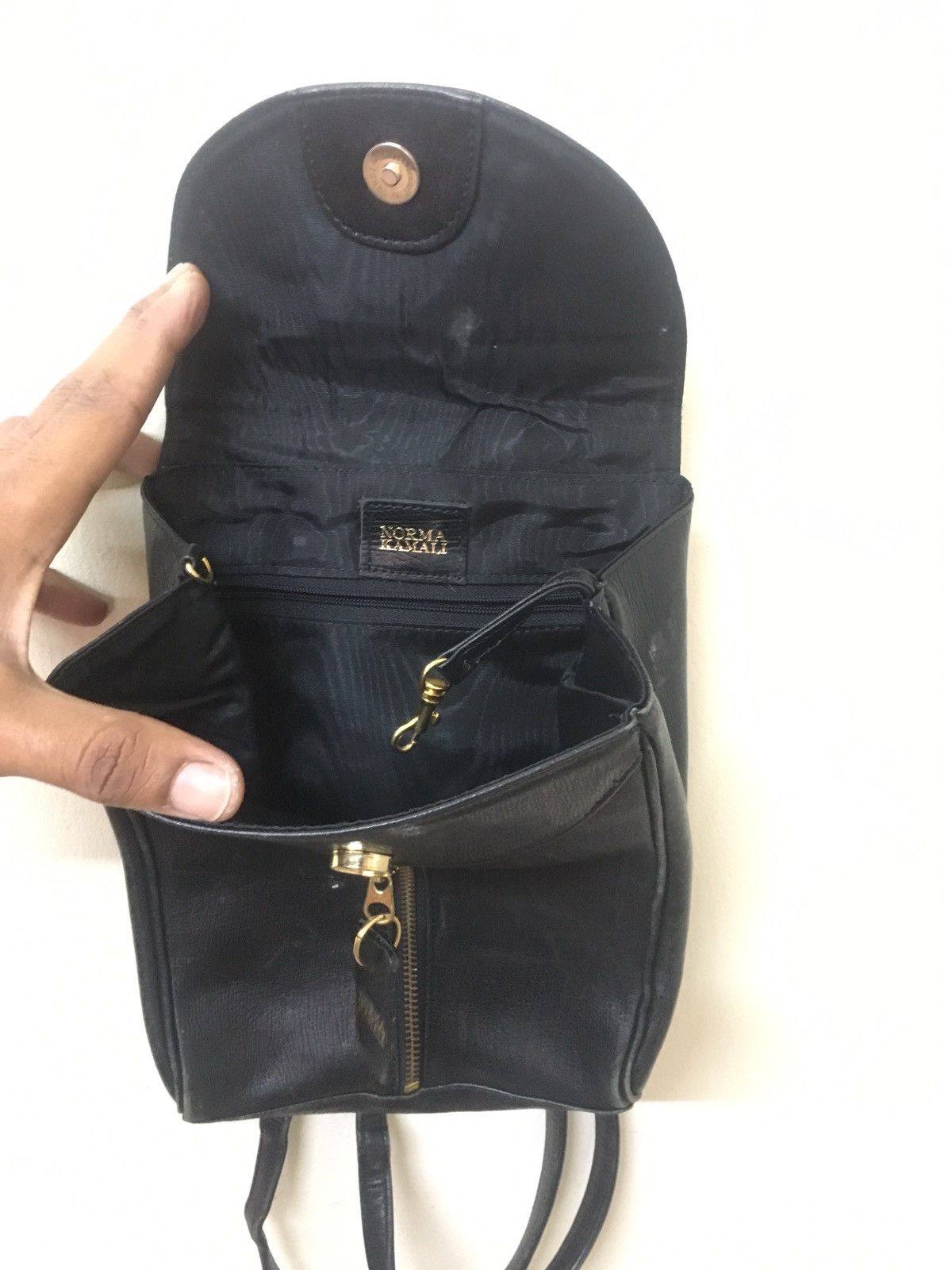 Genuine Leather Norma kamali backpack Size ONE SIZE - 5 Thumbnail