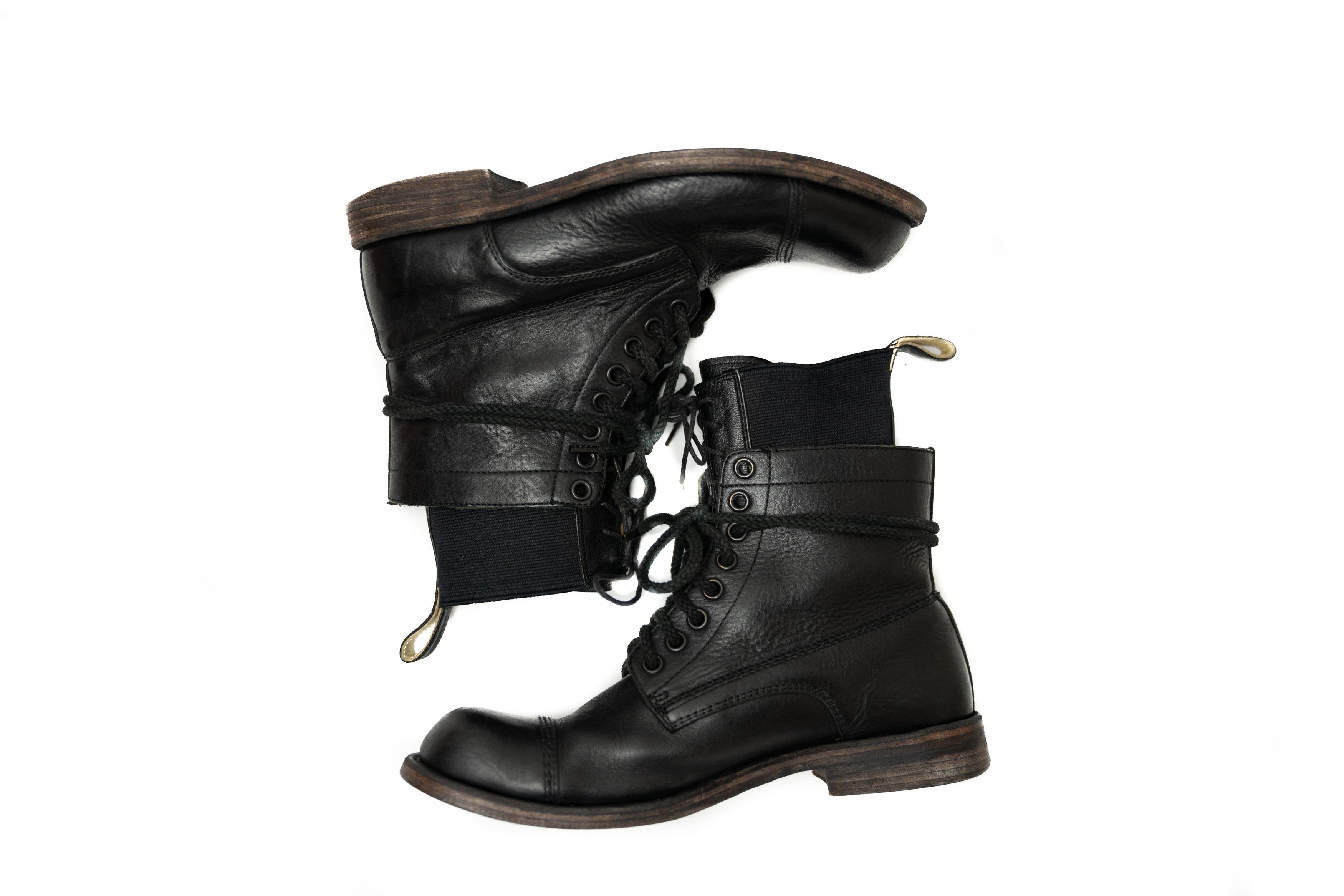 NUMBER (N)INE 08SS BIRDS期 leather boots Number (N)ine SS08 