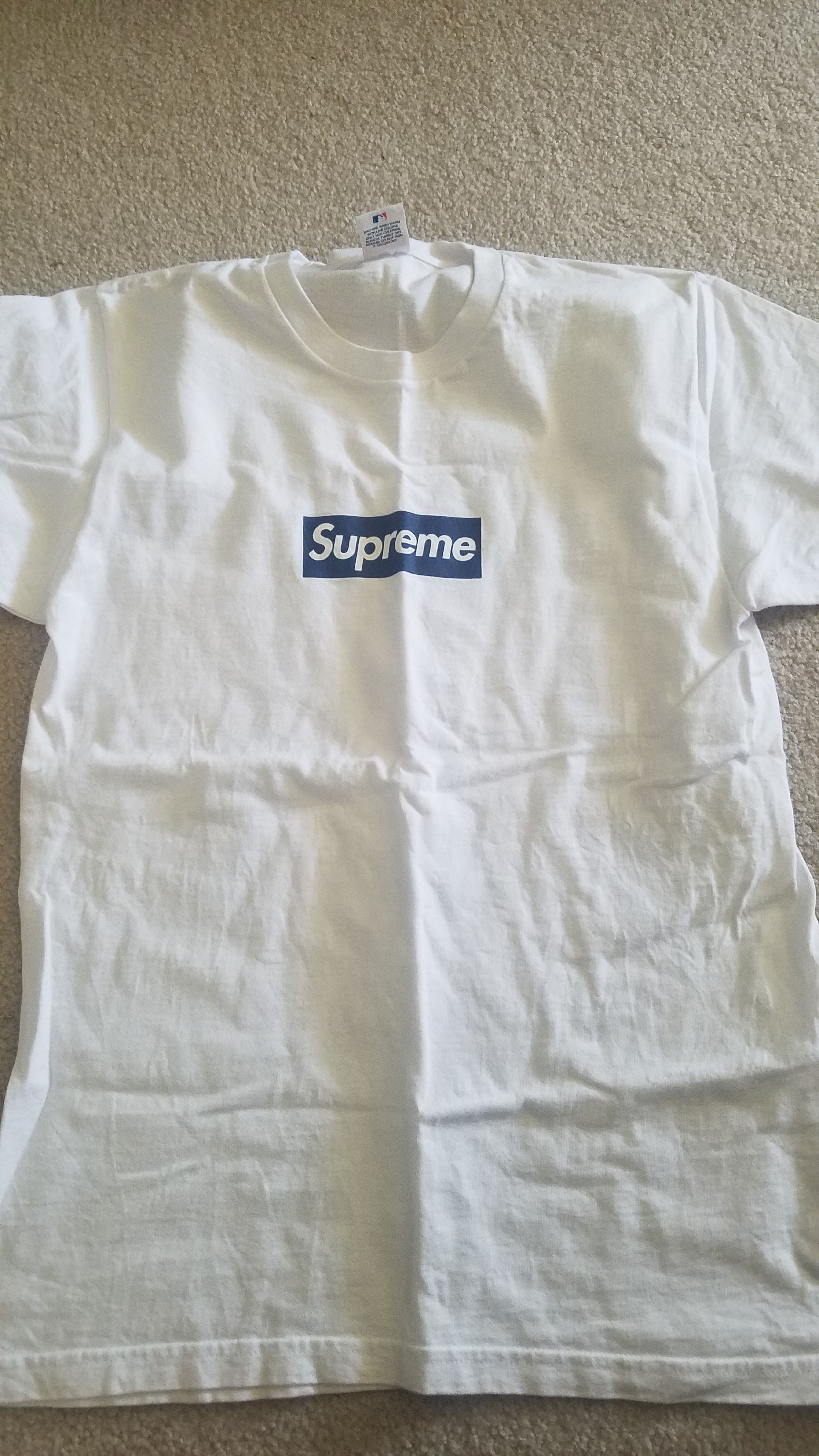 Supreme x New York Yankees White Box Logo