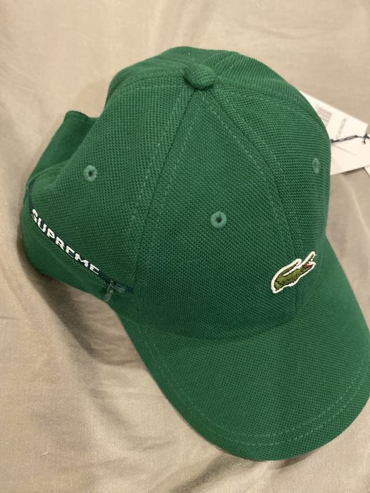 Supreme Supreme x Lacoste Cap Green | Grailed