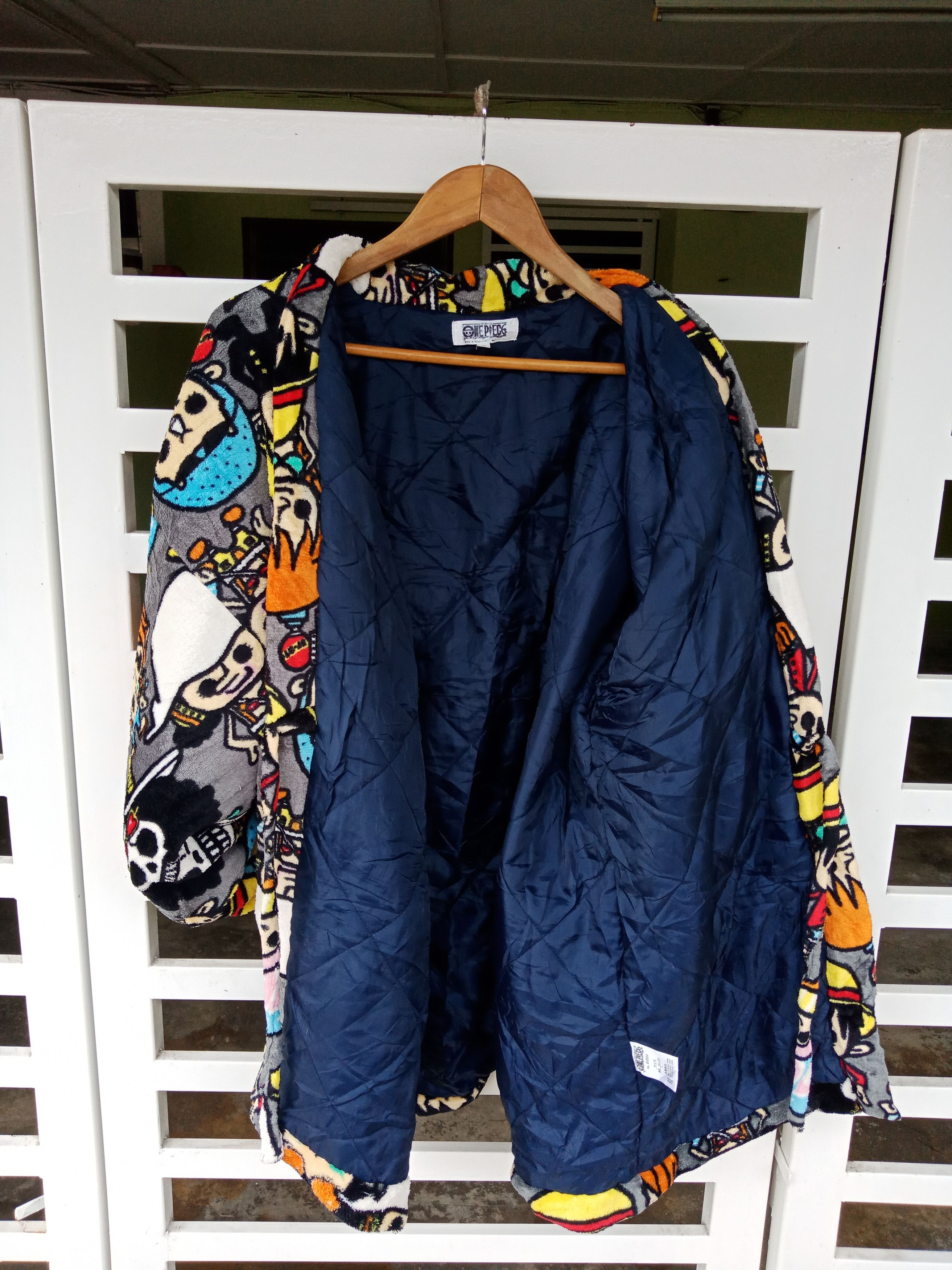 Anime × One Piece One Piece Characters Fleece Button Jacket Size US L / EU 52-54 / 3 - 6 Thumbnail