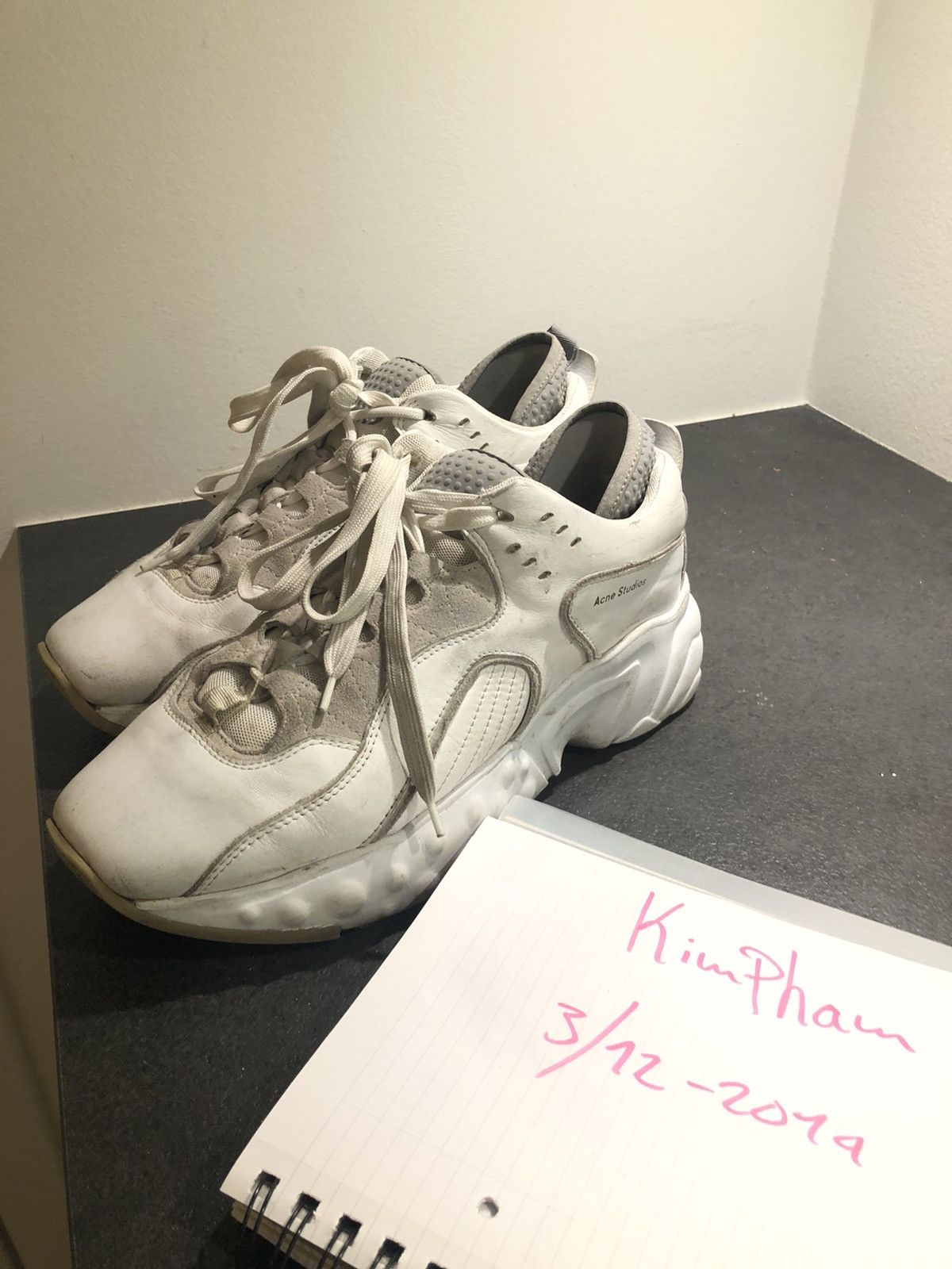 acne studious rockway sneaker 42