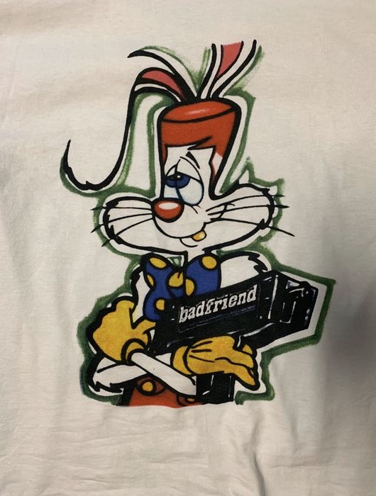 Vintage M Badfriend Roger Rabbit Gun T-Shirt | Grailed