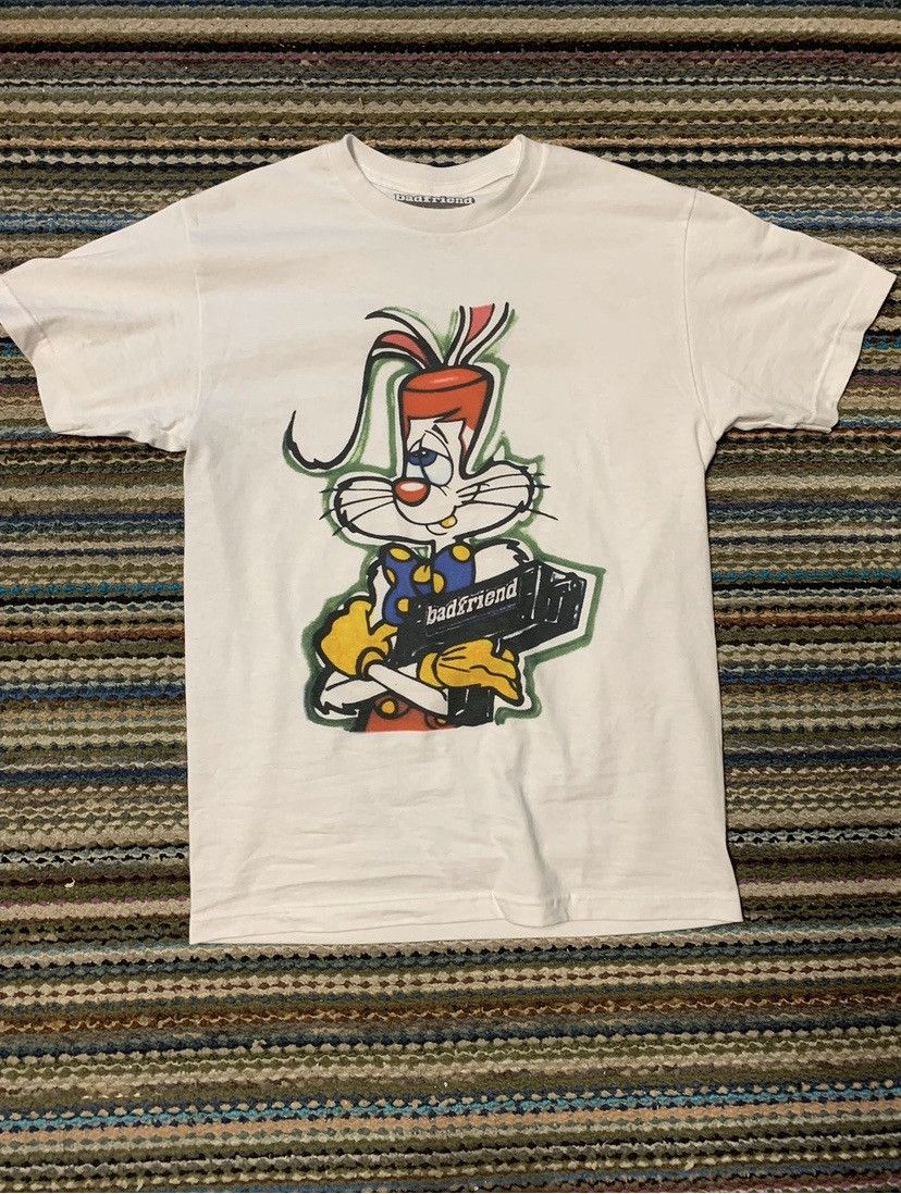 Vintage M Badfriend Roger Rabbit Gun T-Shirt | Grailed