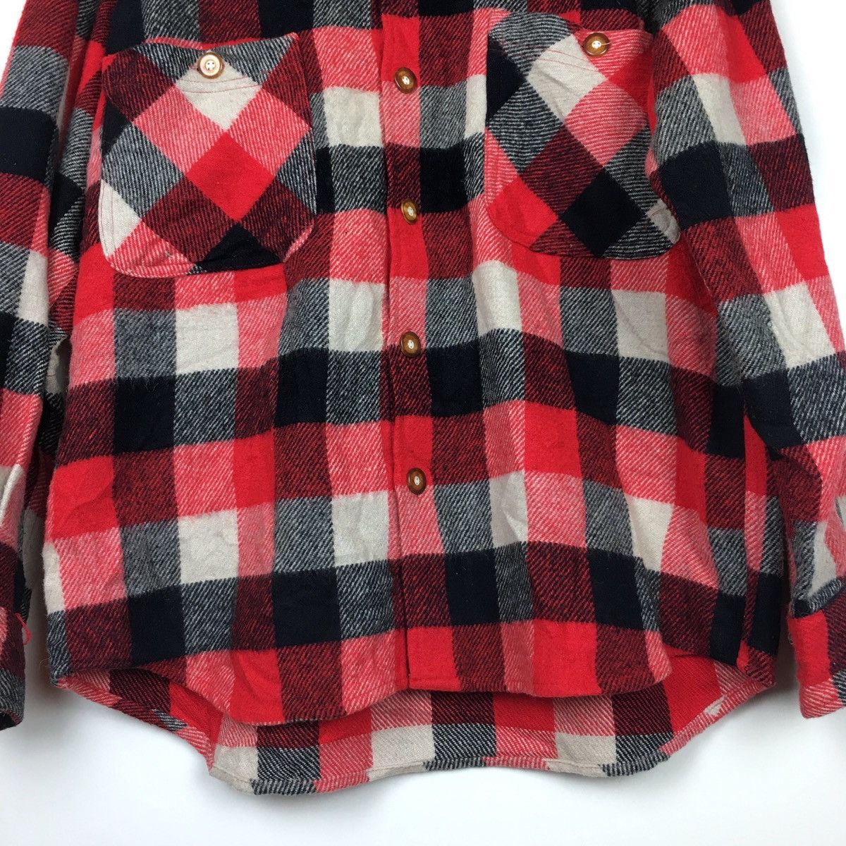 Edwin × Japanese Brand Edwin Outdoor Plaid & Check Flannel Shirt Size US L / EU 52-54 / 3 - 3 Thumbnail