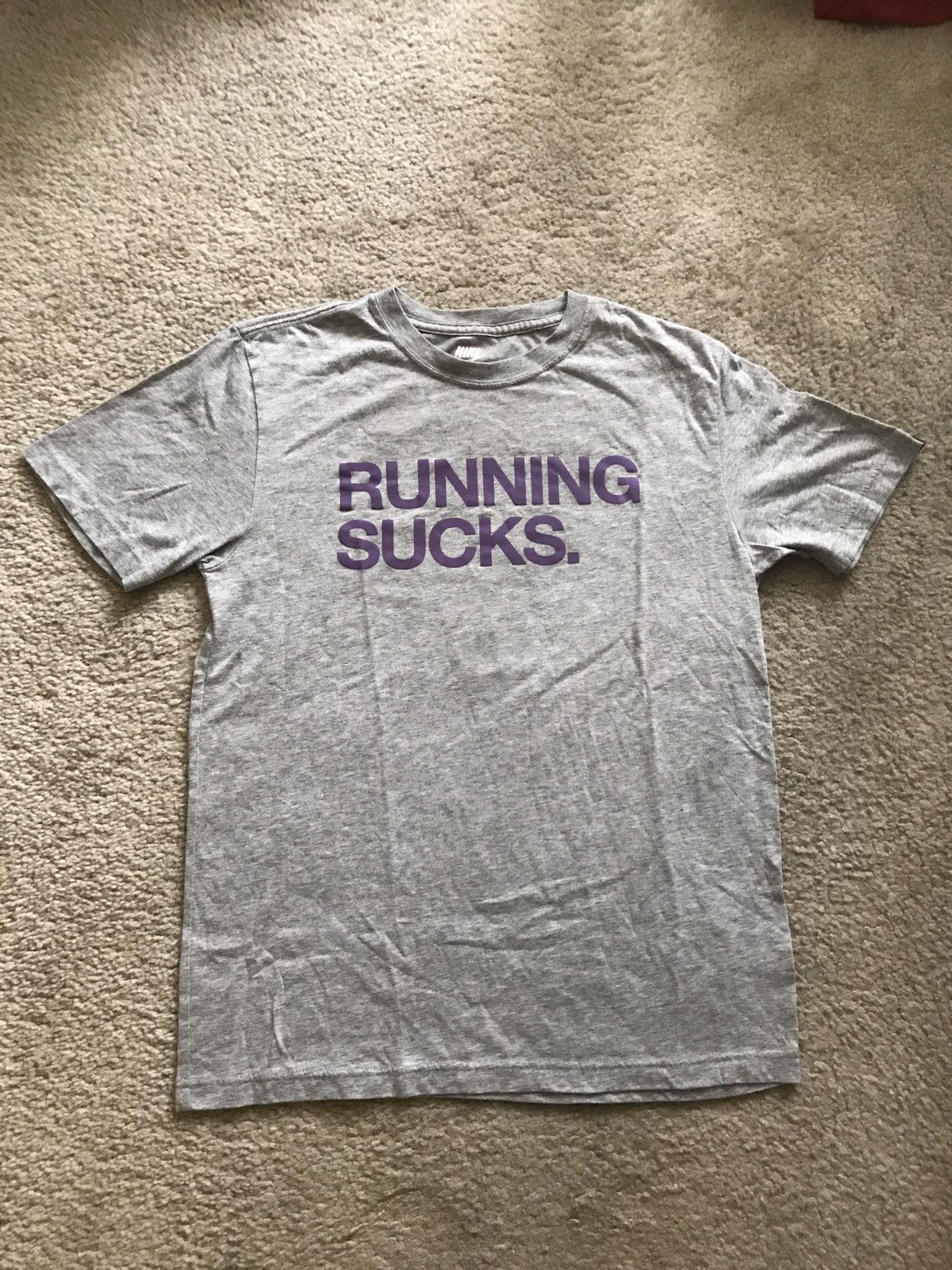 Nike running sucks t hot sale shirt