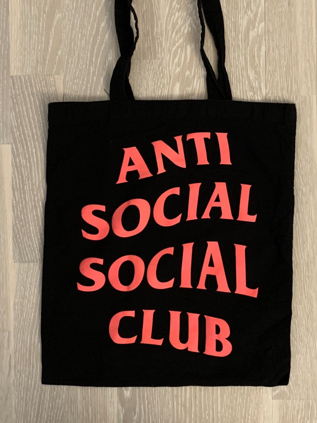 Anti Social Social Club Anti Social Social Club ASSC Black Tote Bag Size ONE SIZE - 2 Thumbnail