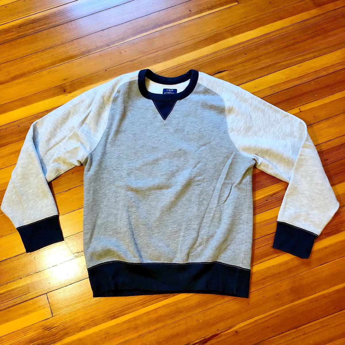 J.Crew J Crew Color Block Fleece Crewneck Sweatshirt Size US S / EU 44-46 / 1 - 1 Thumbnail
