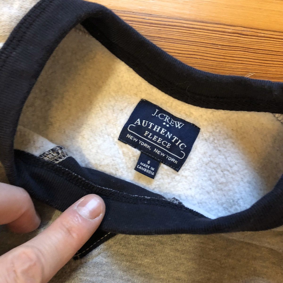 J.Crew J Crew Color Block Fleece Crewneck Sweatshirt Size US S / EU 44-46 / 1 - 3 Thumbnail