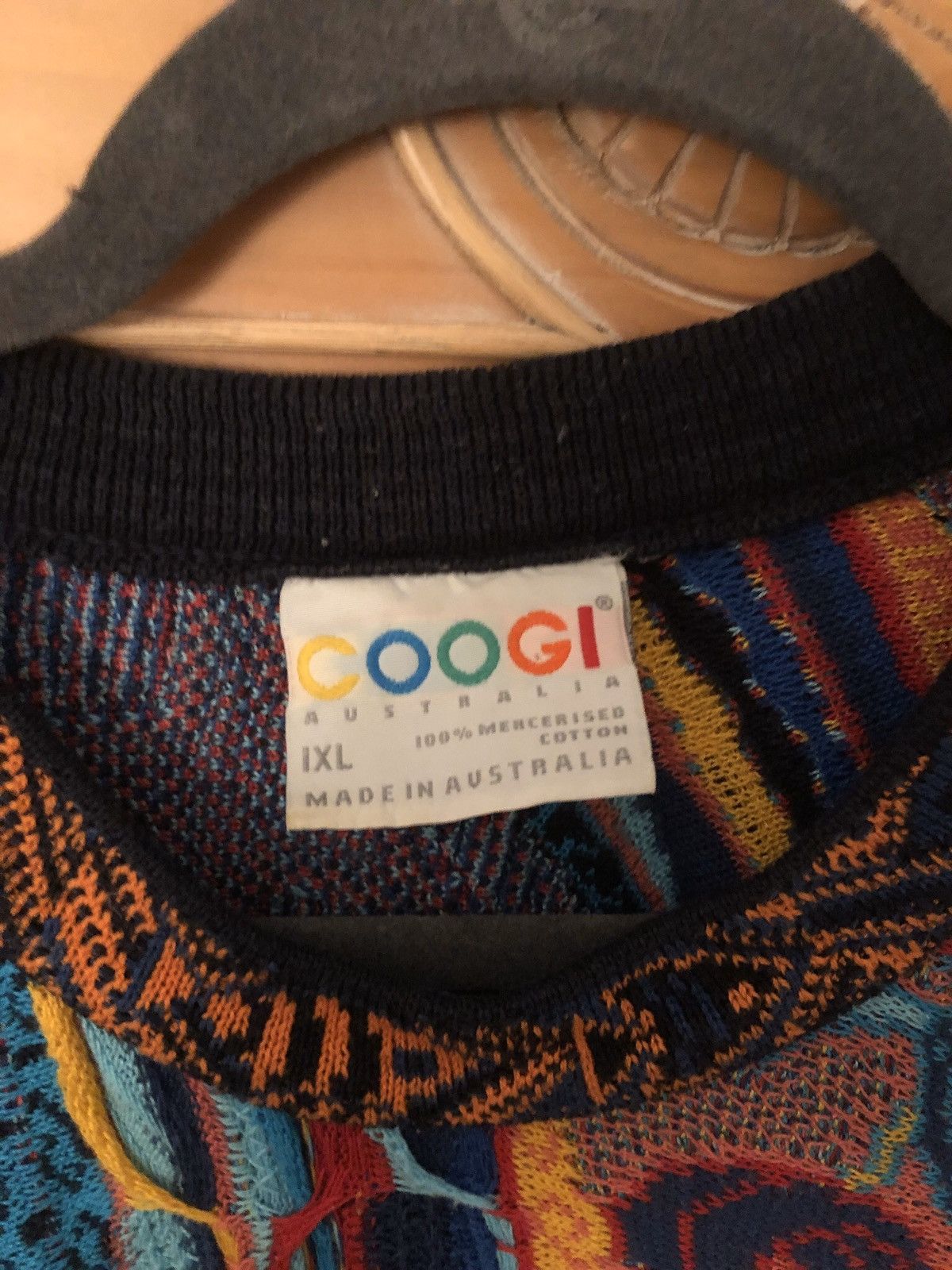 Coogi Biggie Smalls Rainbow Coogi Sweater Grailed