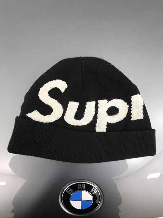 Supreme Supreme Big Logo Beanie (FW19) Black | Grailed