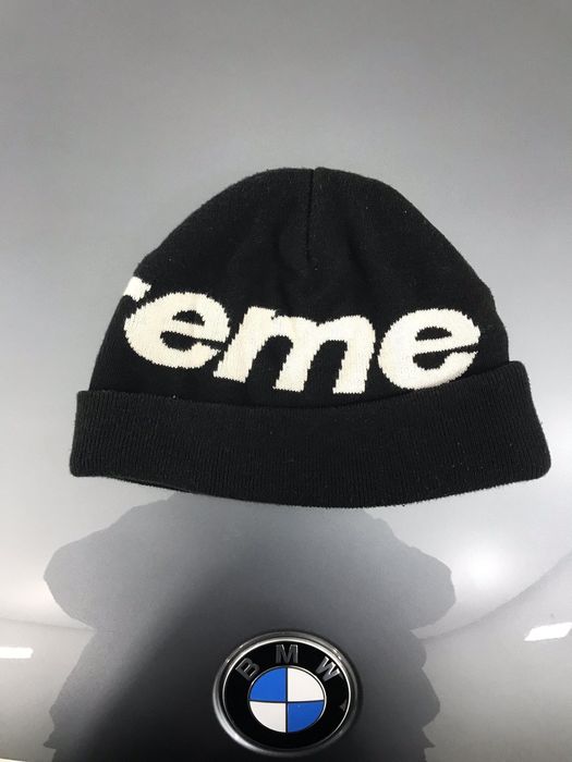 Supreme Supreme Big Logo Beanie (FW19) Black | Grailed