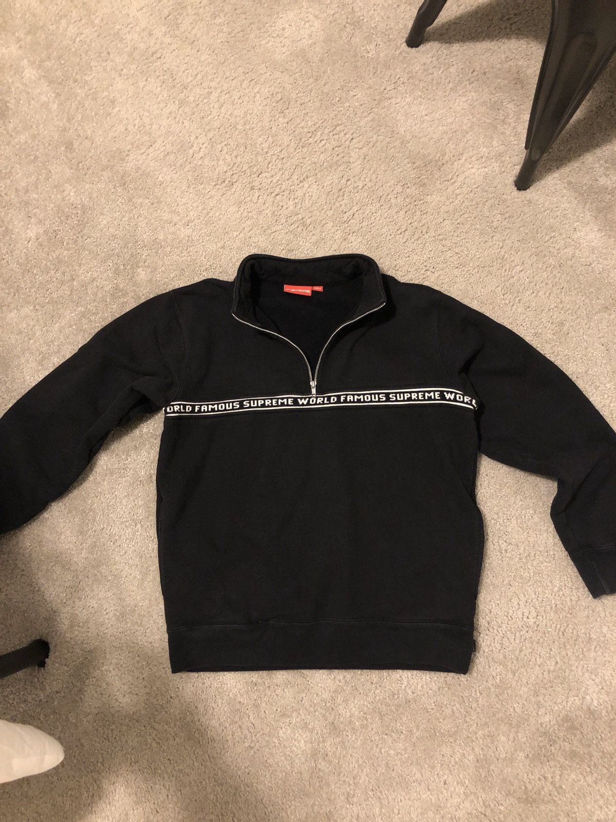 Supreme world famous half zip online