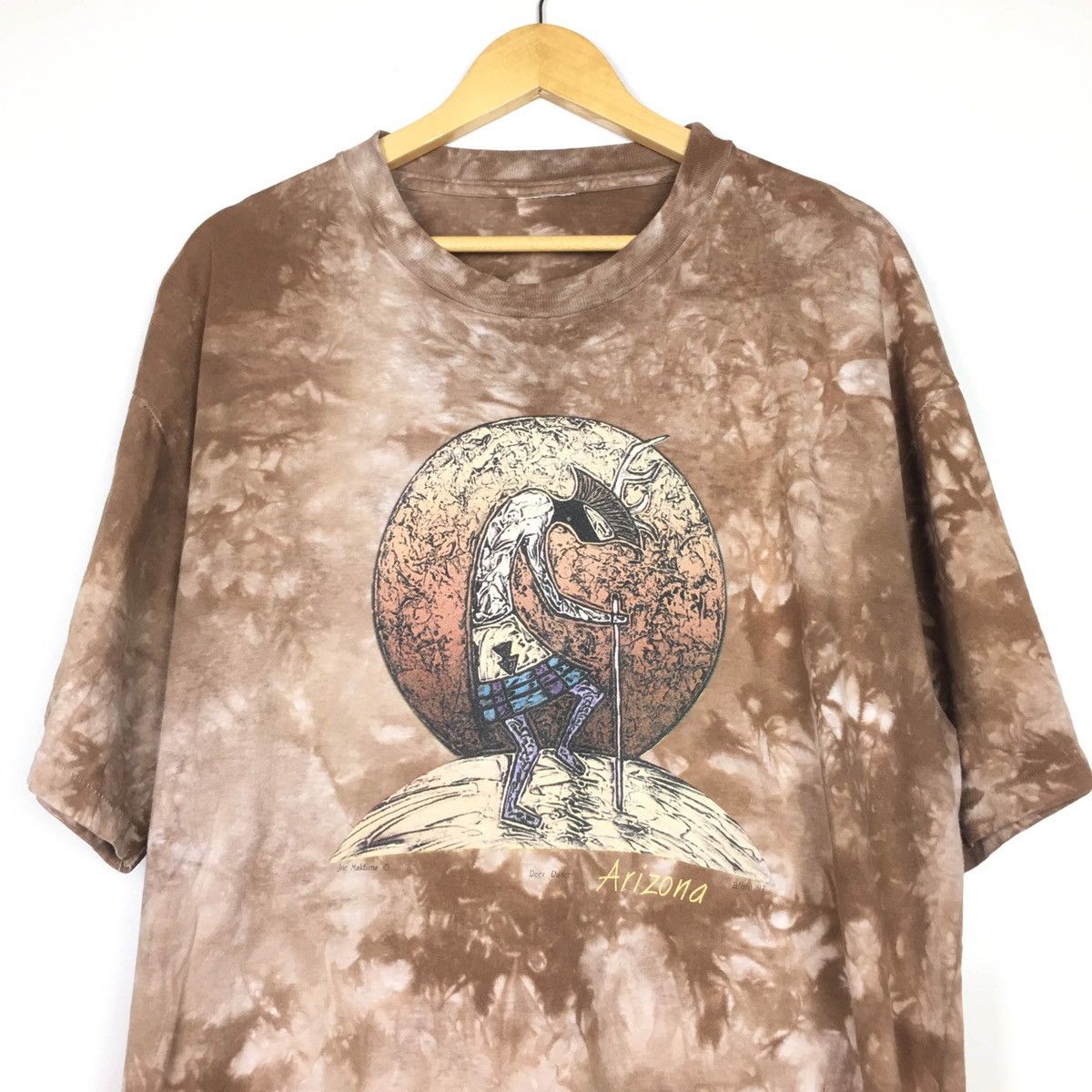 Vintage Vtg 90's Joe Maktima Arizona T-Shirt Size US XL / EU 56 / 4 - 2 Thumbnail