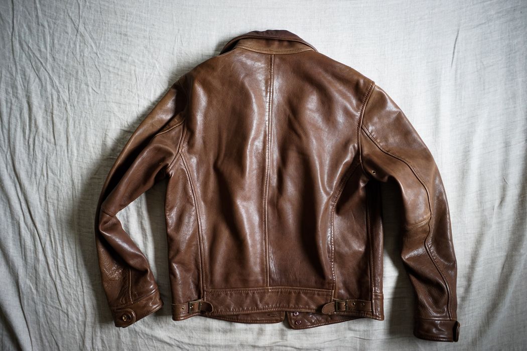 LEVI'S VINTAGE CLOTHING LVC Menlo Cossack Leather Jacket Brown Size M from  JPN