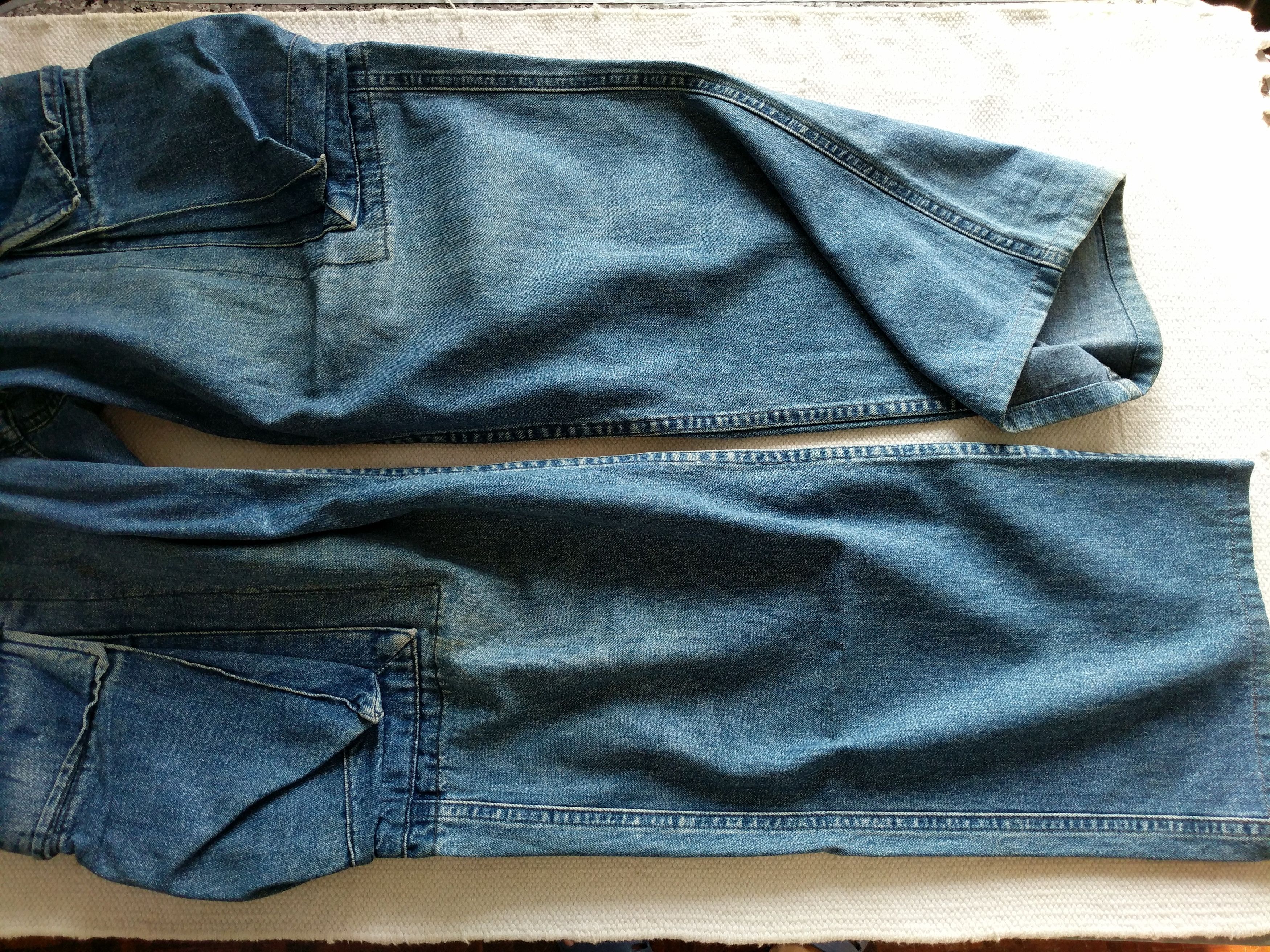 RRL Denim Cargo Pants 90’s Vintage Vintage 80s 90s Denim Baggy Cargo Distressed Surf Skate Punk