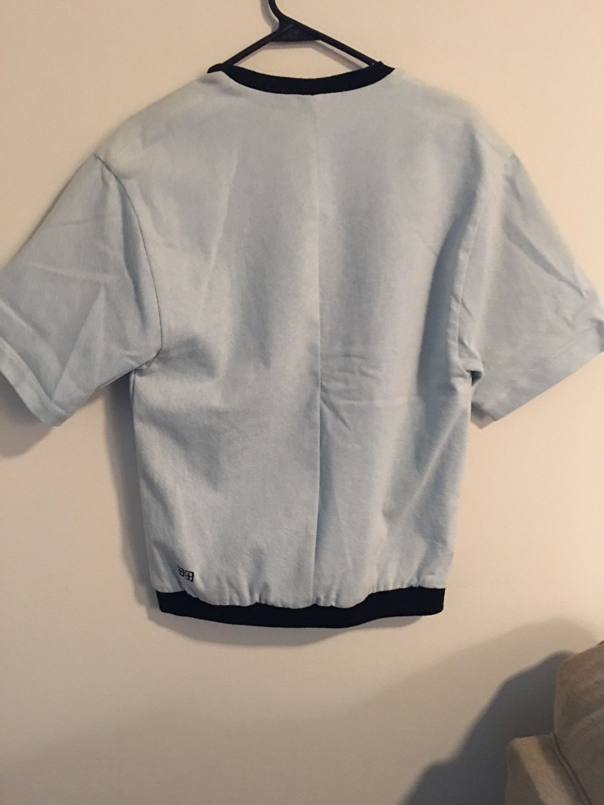 Denim Zip Up Short Sleeve Shirts Button Ups