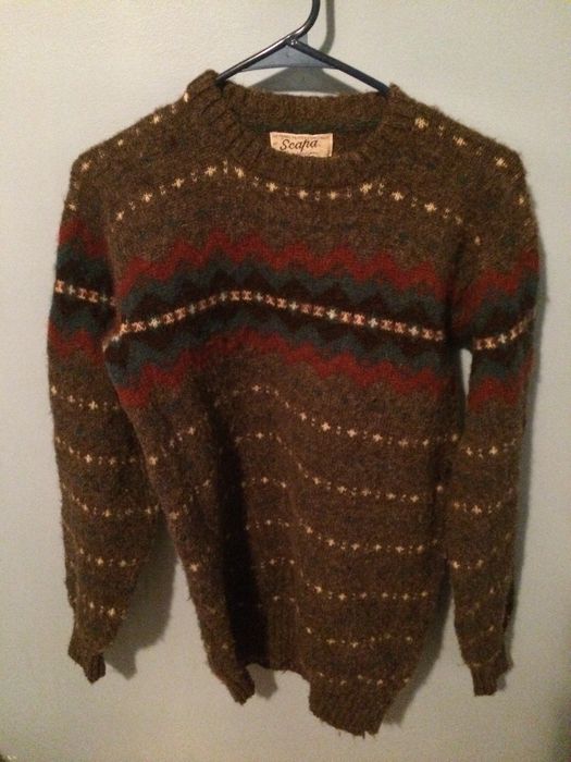 Scapa Sports Brown Fair Isle Sweater | Grailed