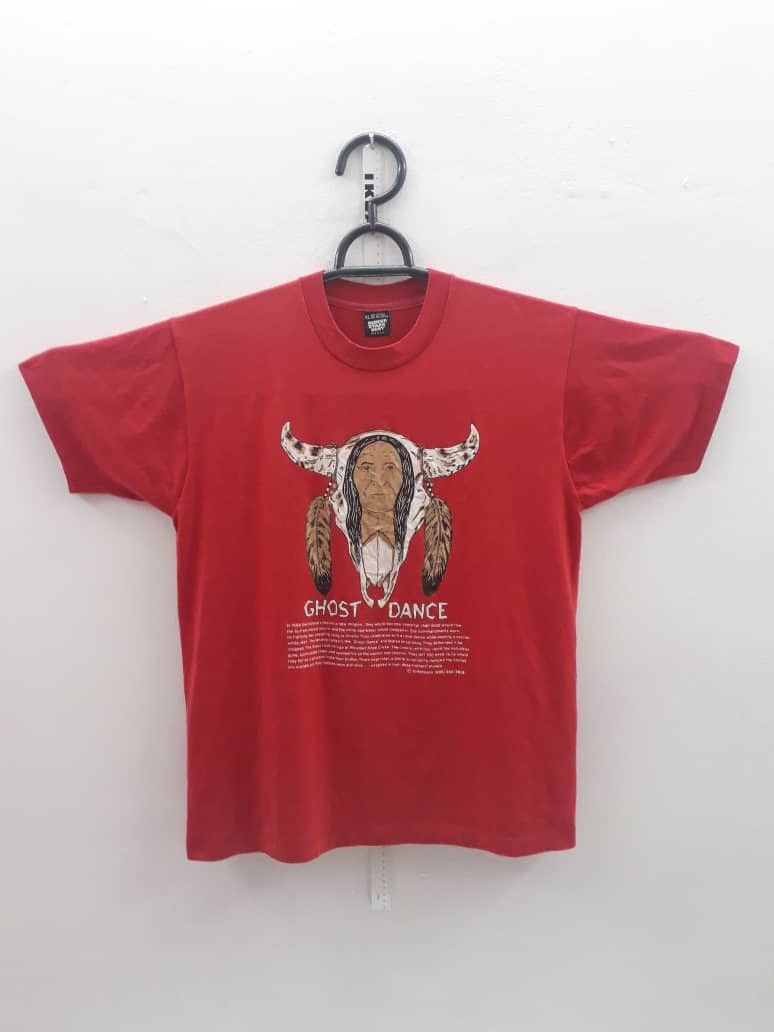 Vintage VINTAGE 90s GHOST DANCE Traditional American Indians Size US XL / EU 56 / 4 - 1 Thumbnail