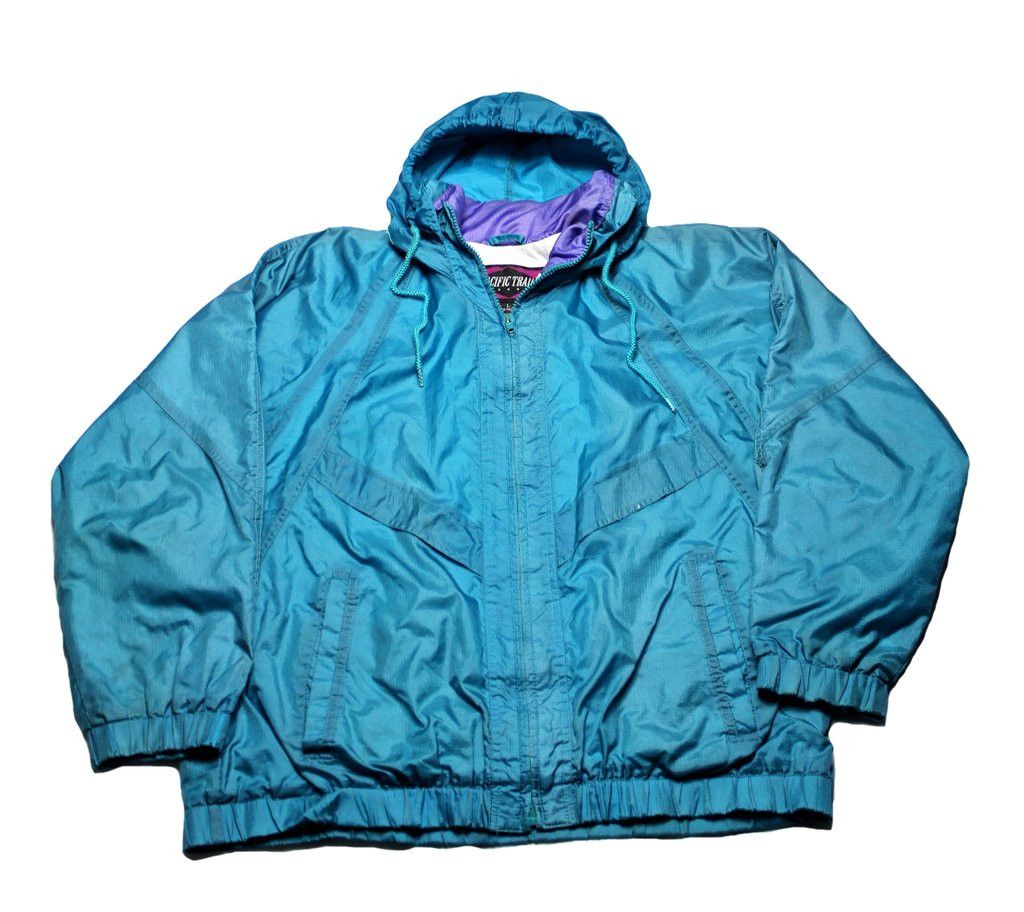 90's  teal windbreaker