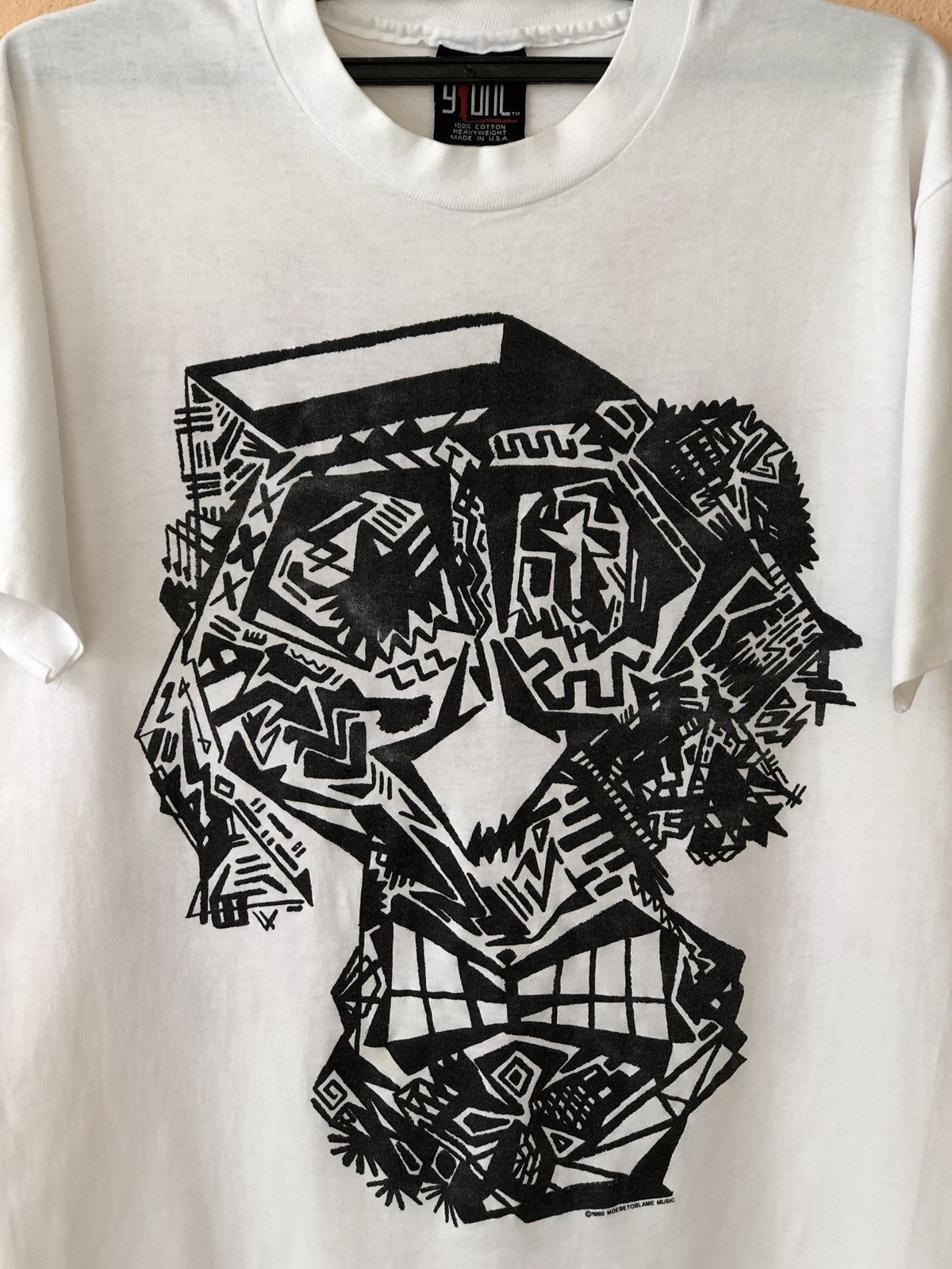 Band Tees × Giant Tees × Vintage Vintage 90s Red Hot Chili Pappers Rare Giant Tee Size US M / EU 48-50 / 2 - 2 Thumbnail
