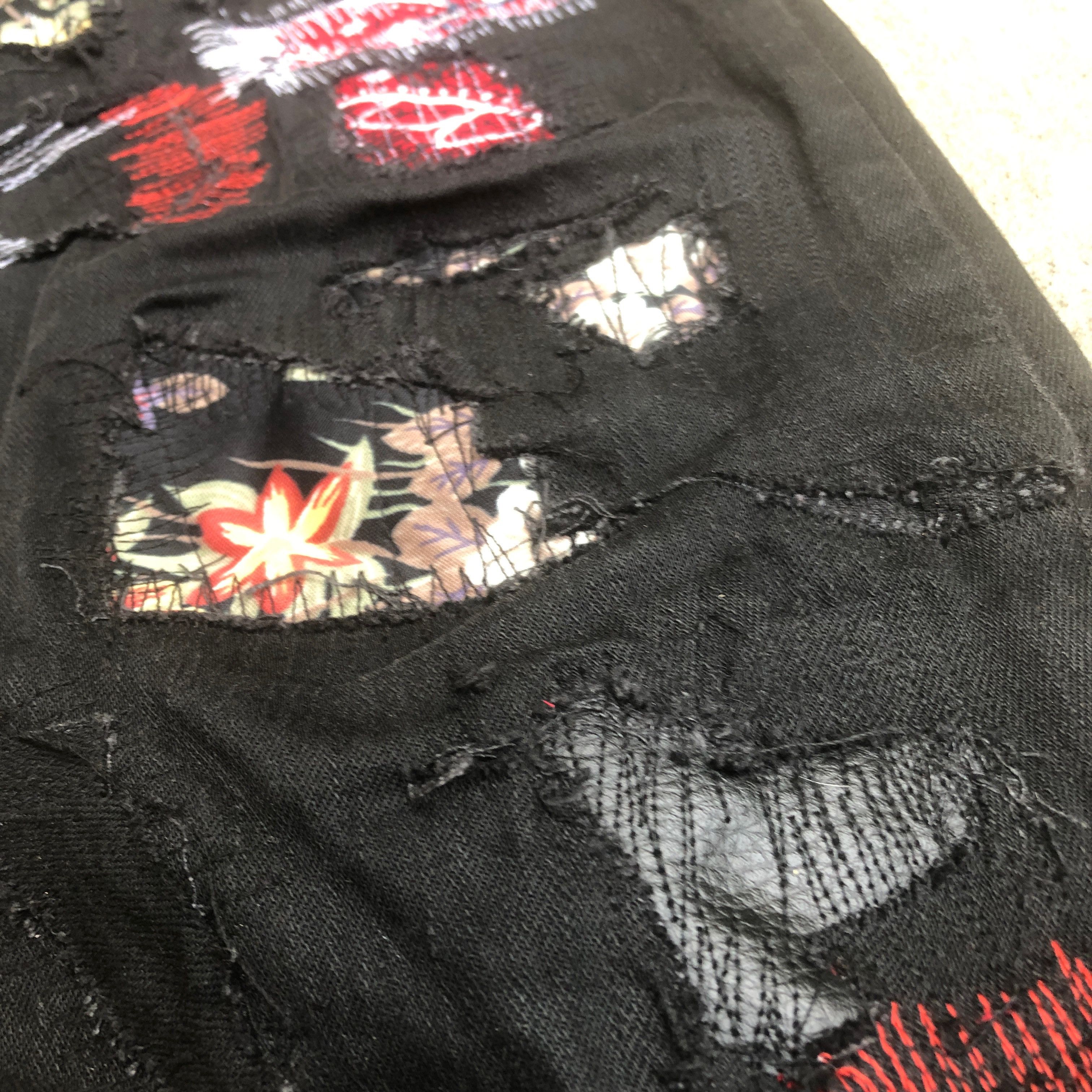 Handmade × Levi's Custom Bandanna/Floral Scab Denim Size US 32 / EU 48 - 4 Thumbnail