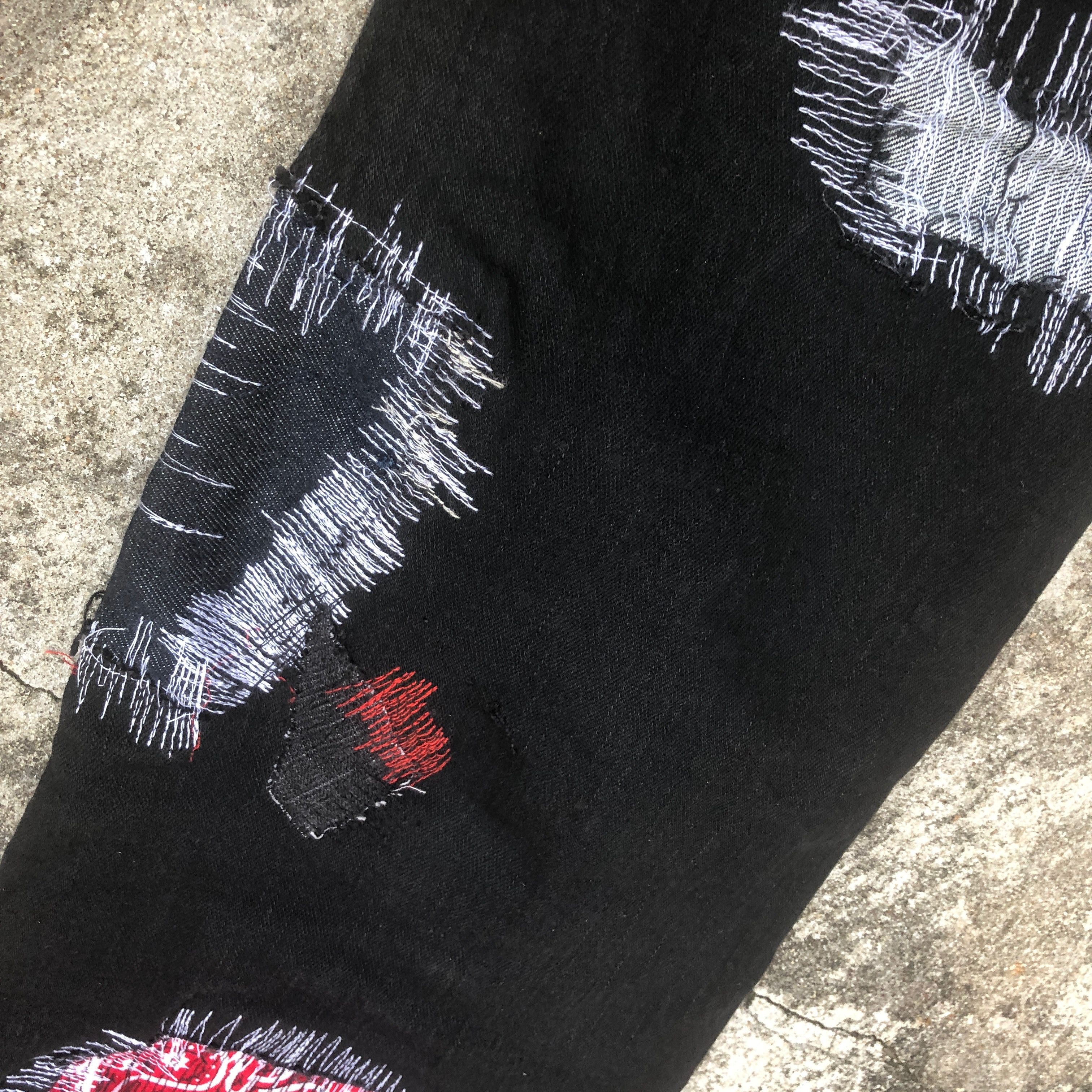 Handmade × Levi's Custom Bandanna/Floral Scab Denim Size US 32 / EU 48 - 6 Thumbnail