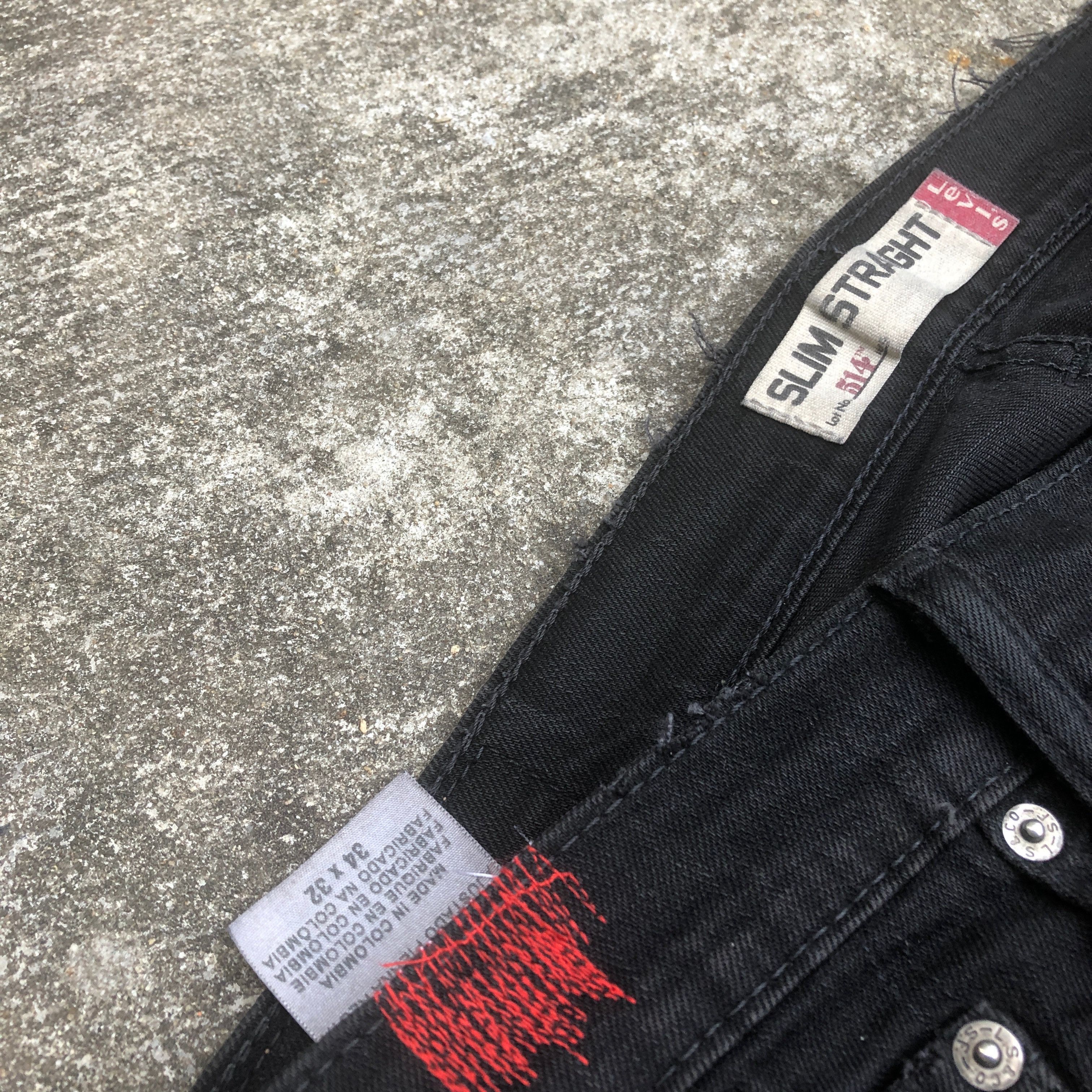 Handmade × Levi's Custom Bandanna/Floral Scab Denim Size US 32 / EU 48 - 5 Thumbnail