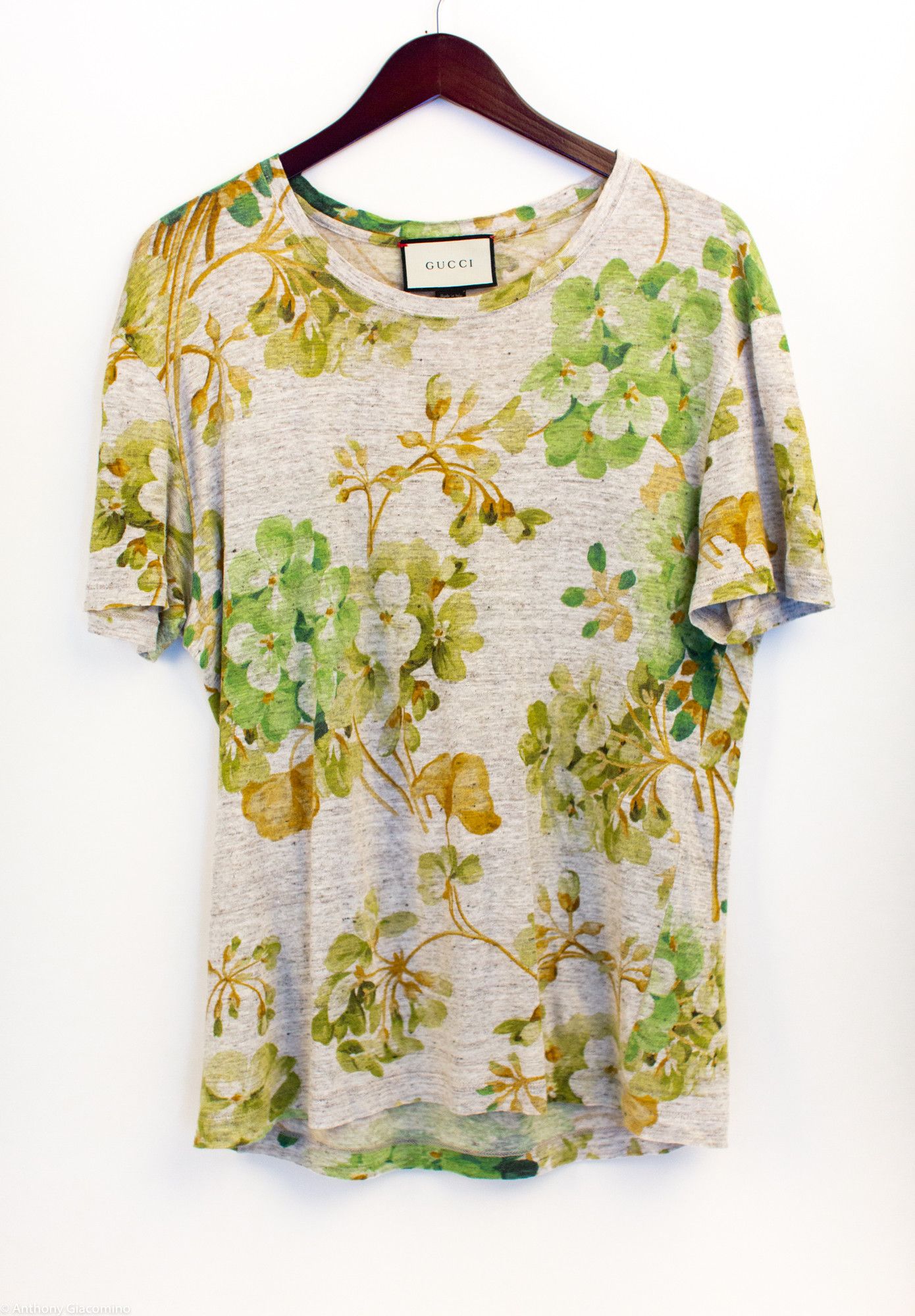Gucci SS16 Gucci Blooms print tee Size US S / EU 44-46 / 1 - 1 Thumbnail