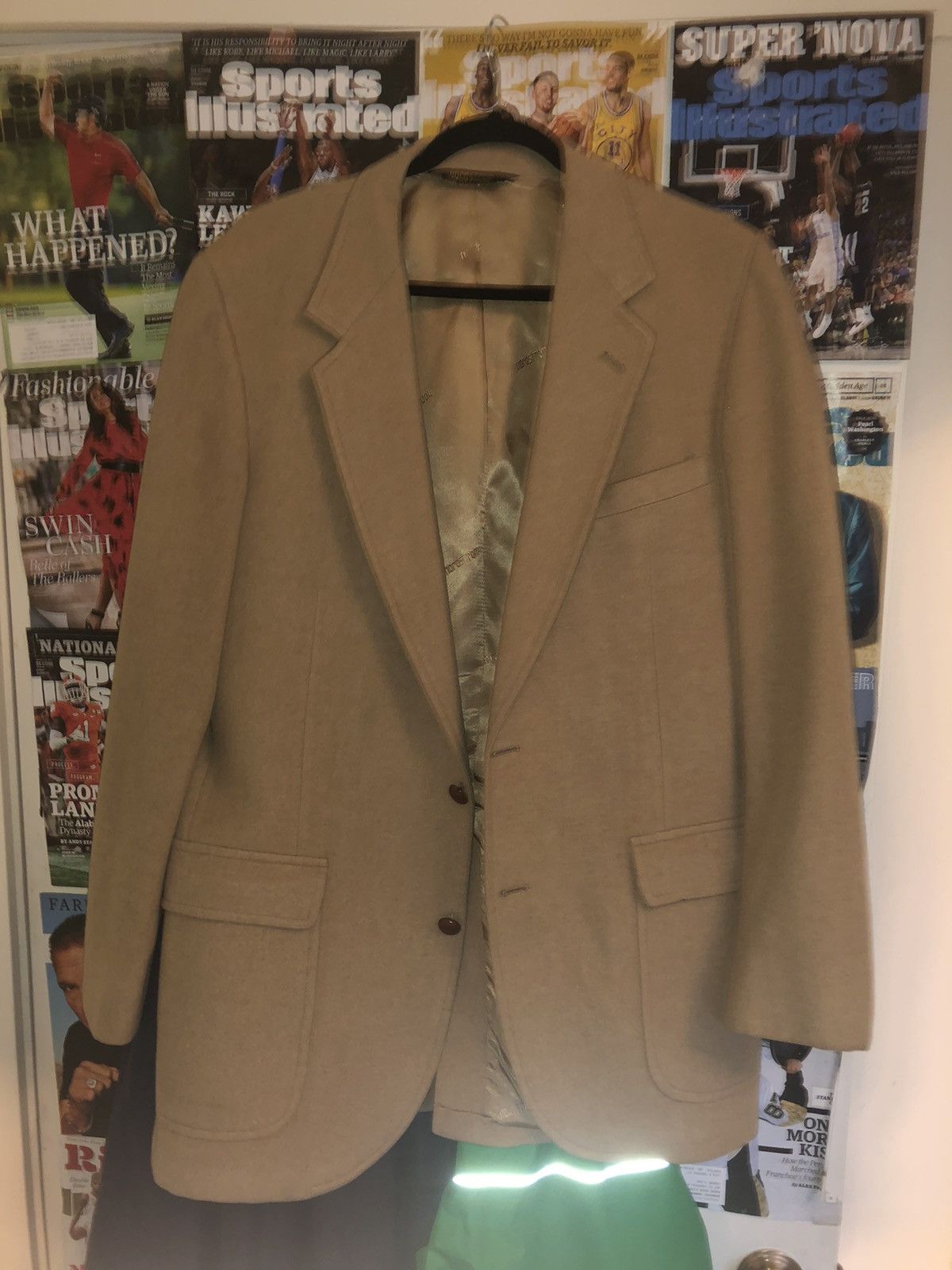 Vintage Vintage Nordstrom Camel Hair Blazer Grailed