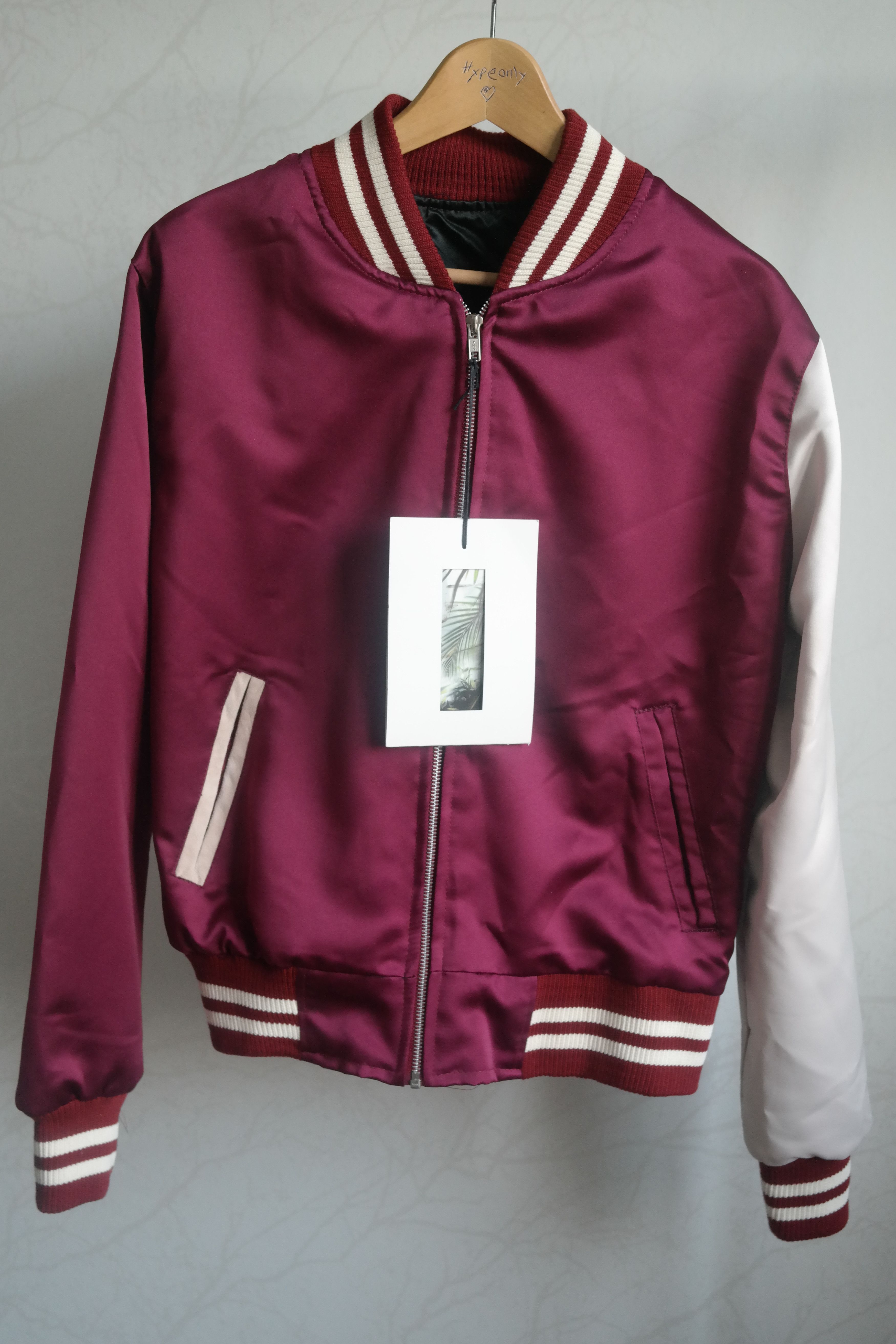 NEEDS&WANTS (Brand new) Needs & Wants Heritage Varsity Satin Bomber Size US M / EU 48-50 / 2 - 1 Thumbnail
