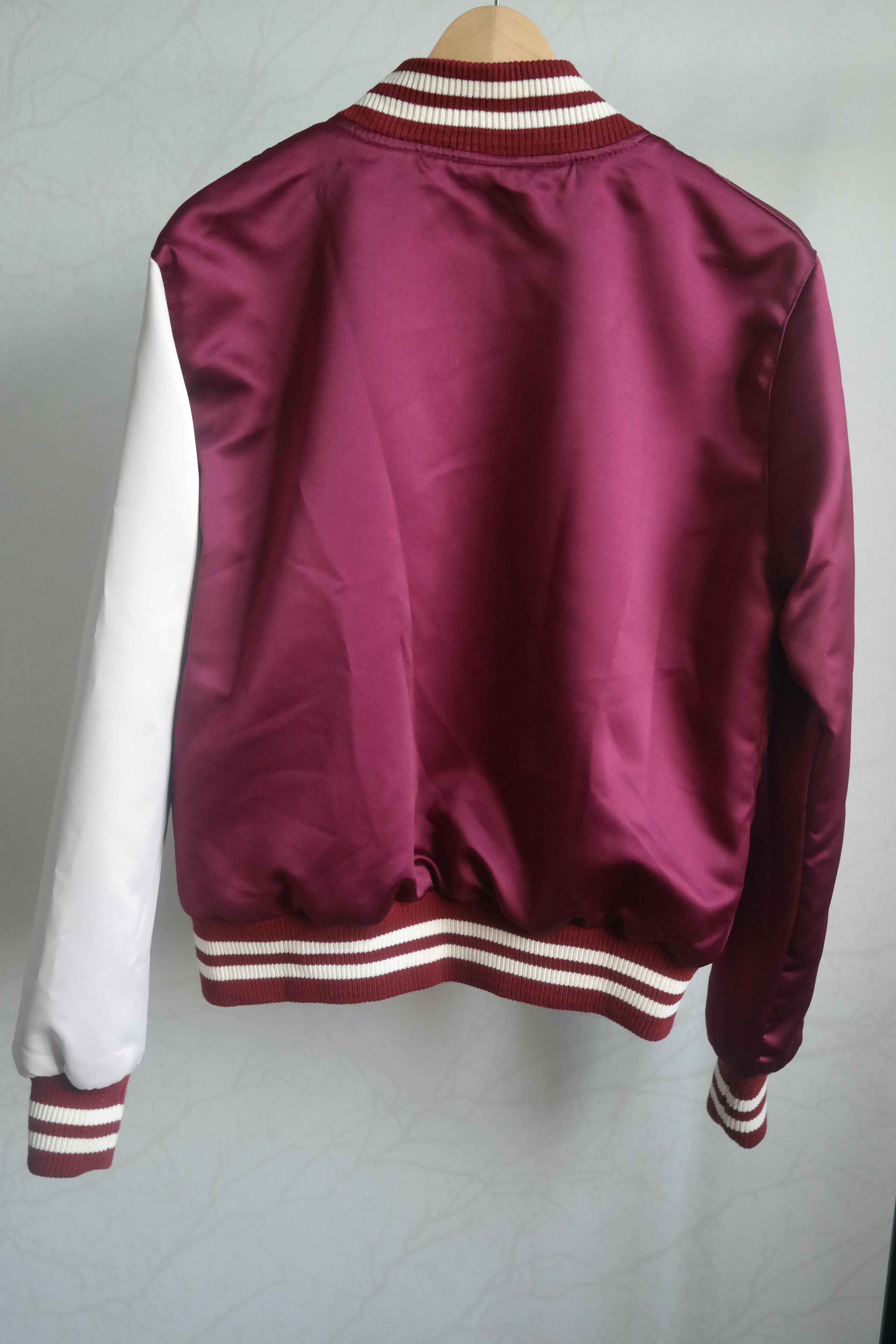 NEEDS&WANTS (Brand new) Needs & Wants Heritage Varsity Satin Bomber Size US M / EU 48-50 / 2 - 3 Thumbnail