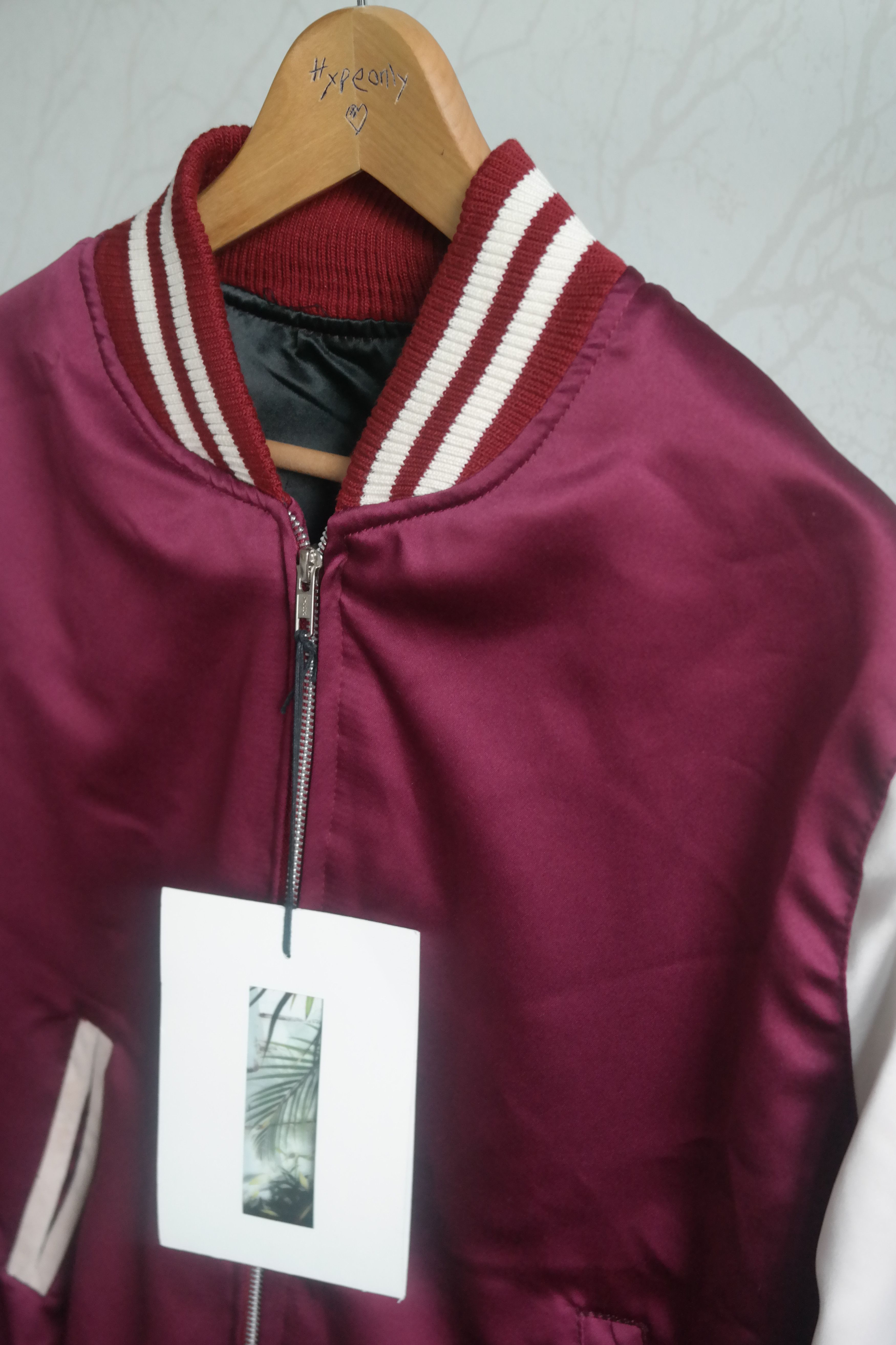 NEEDS&WANTS (Brand new) Needs & Wants Heritage Varsity Satin Bomber Size US M / EU 48-50 / 2 - 2 Thumbnail