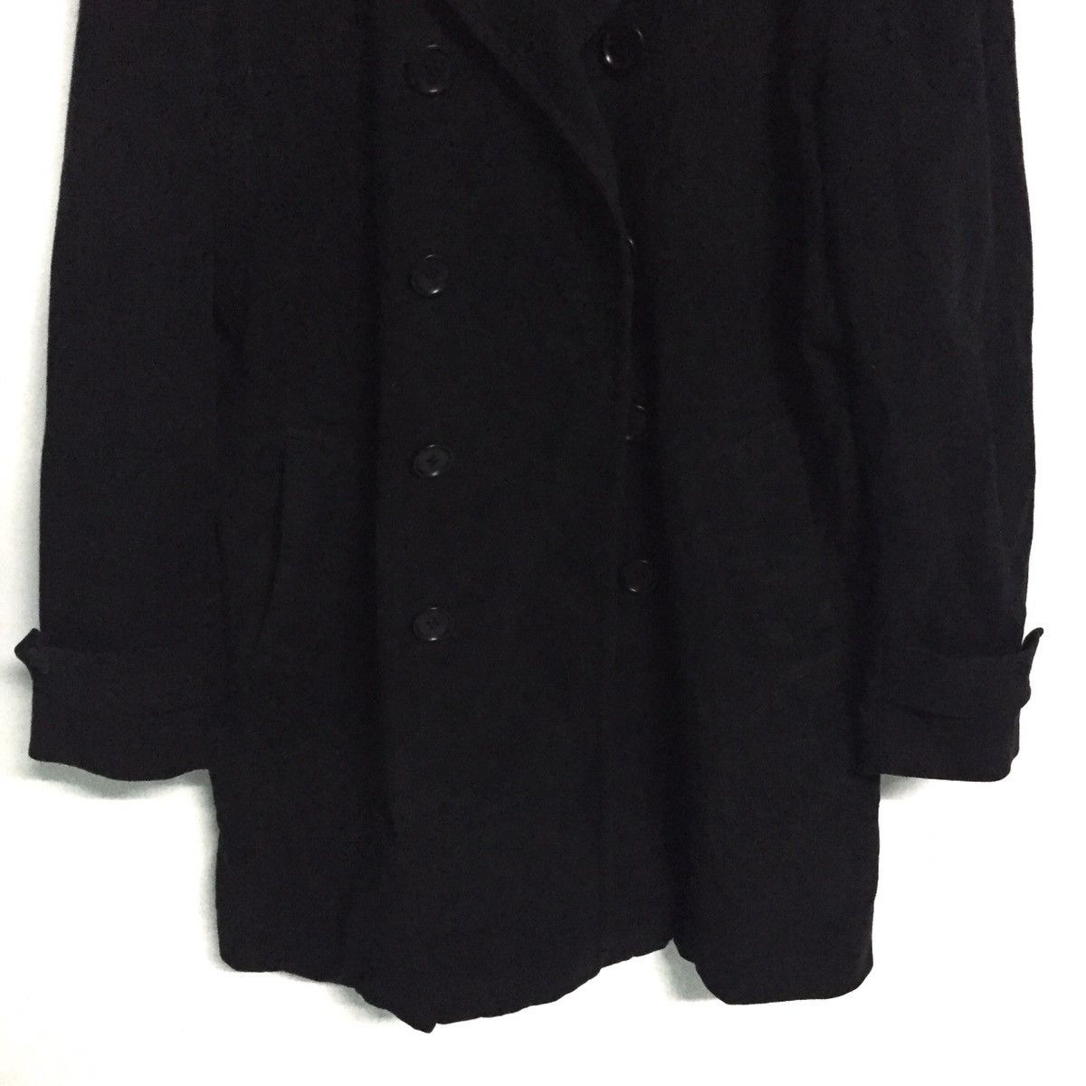 Designer × Paul Smith Paul Smith London Black Trench Coat Jacket Size US L / EU 52-54 / 3 - 3 Thumbnail