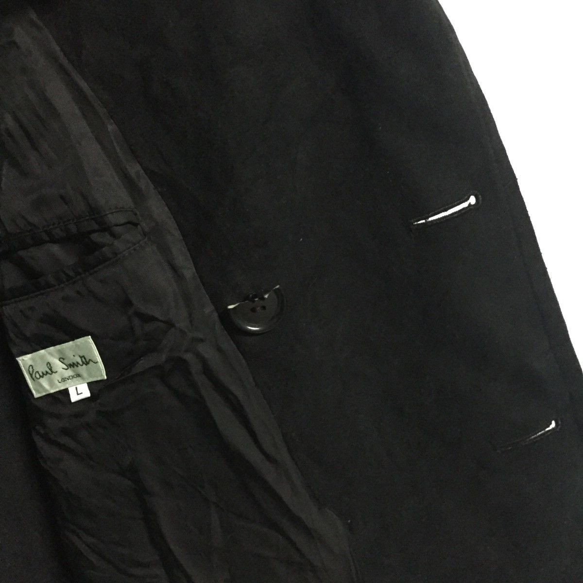 Paul Smith London Black Trench Coat Jacket