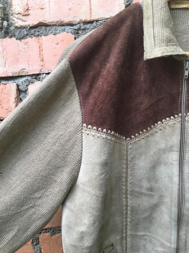 Mizukei Dick Leather Sweater Menswear