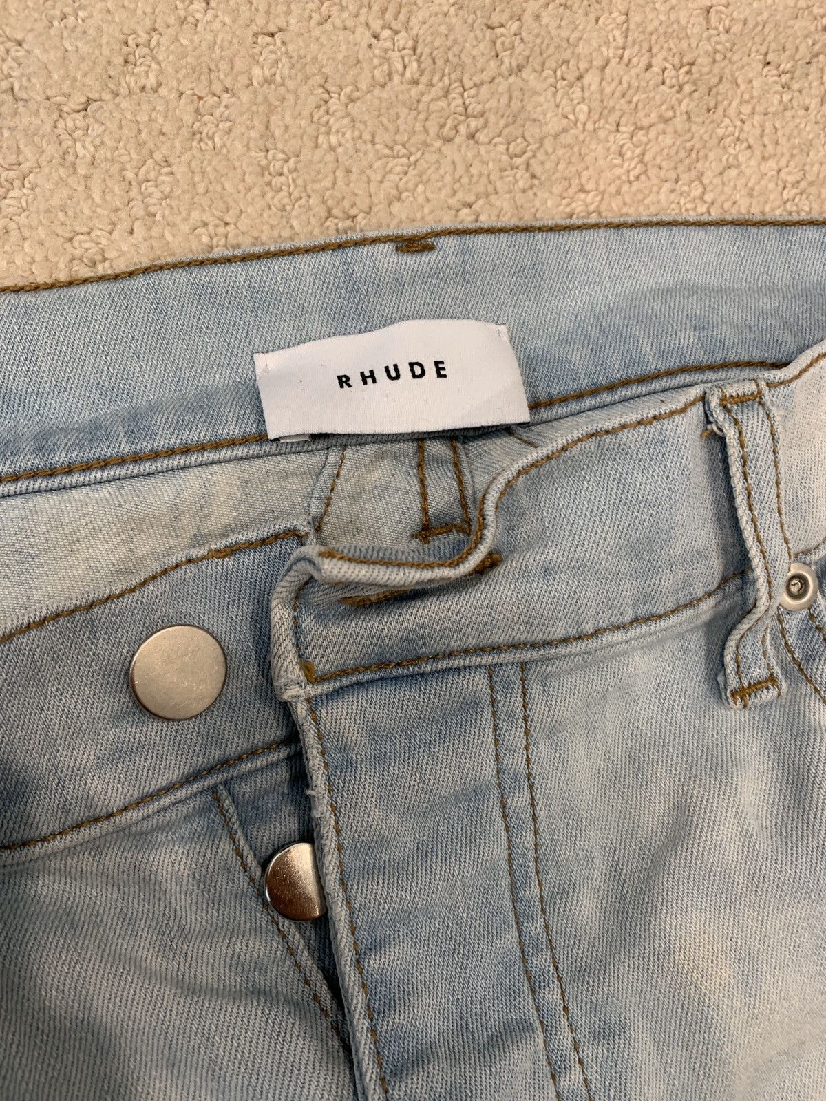 Rhude Rhude Rhamone Jeans Size US 31 - 3 Thumbnail
