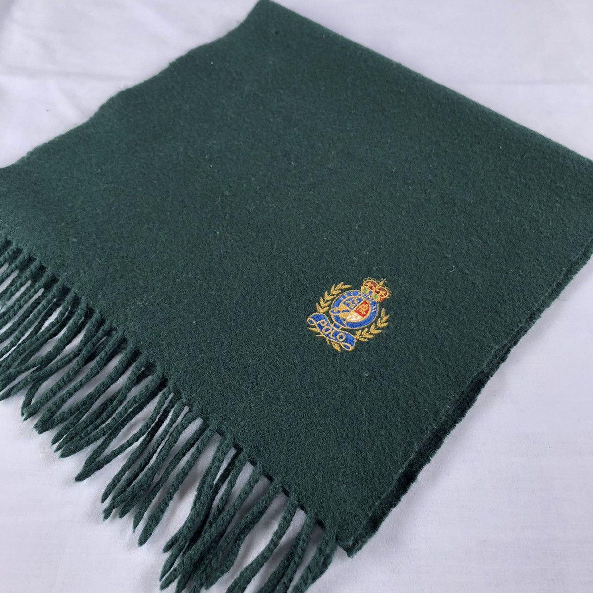 Other Vintage POLO RALPH LAUREN crest polo cookie scarf muffler Size ONE SIZE - 2 Thumbnail