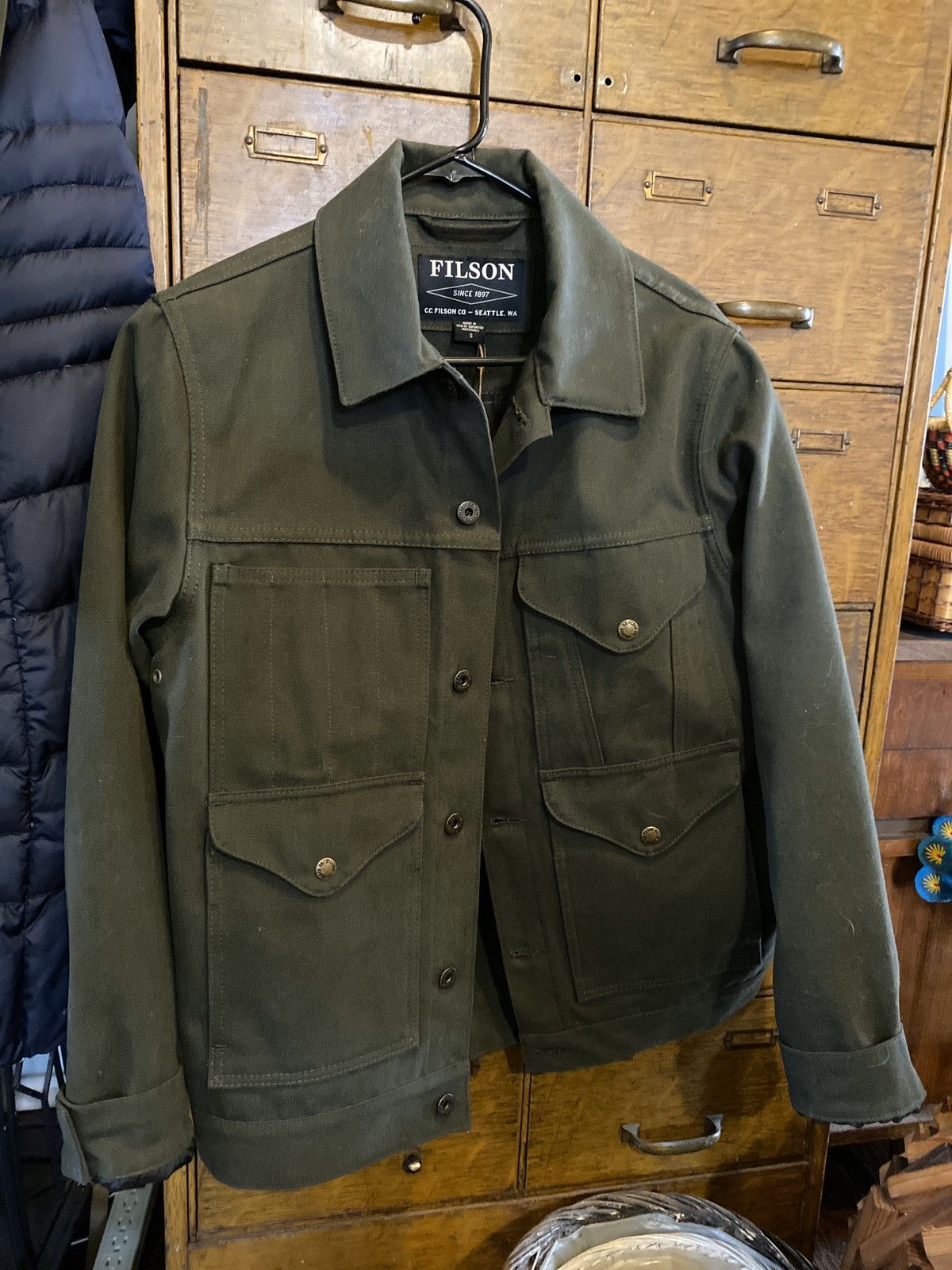 Filson Filson canvas short cruiser jacket NWT - dark green | Grailed