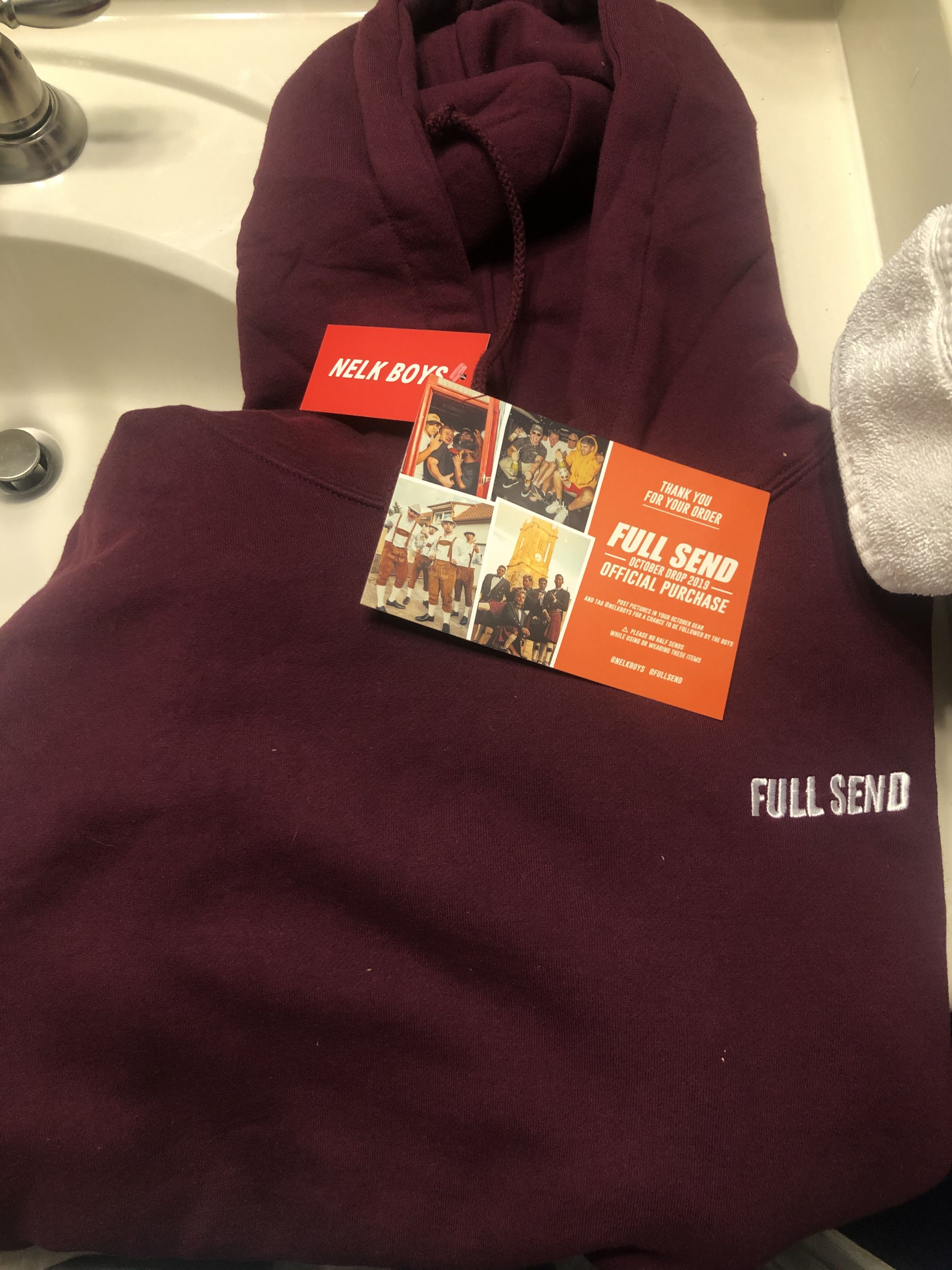 Full Send Full send hoodie Size US L / EU 52-54 / 3 - 1 Preview